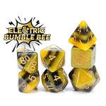 Gate Keeper Games Sui Generis 7-Die Set: Electric Bumble Bee