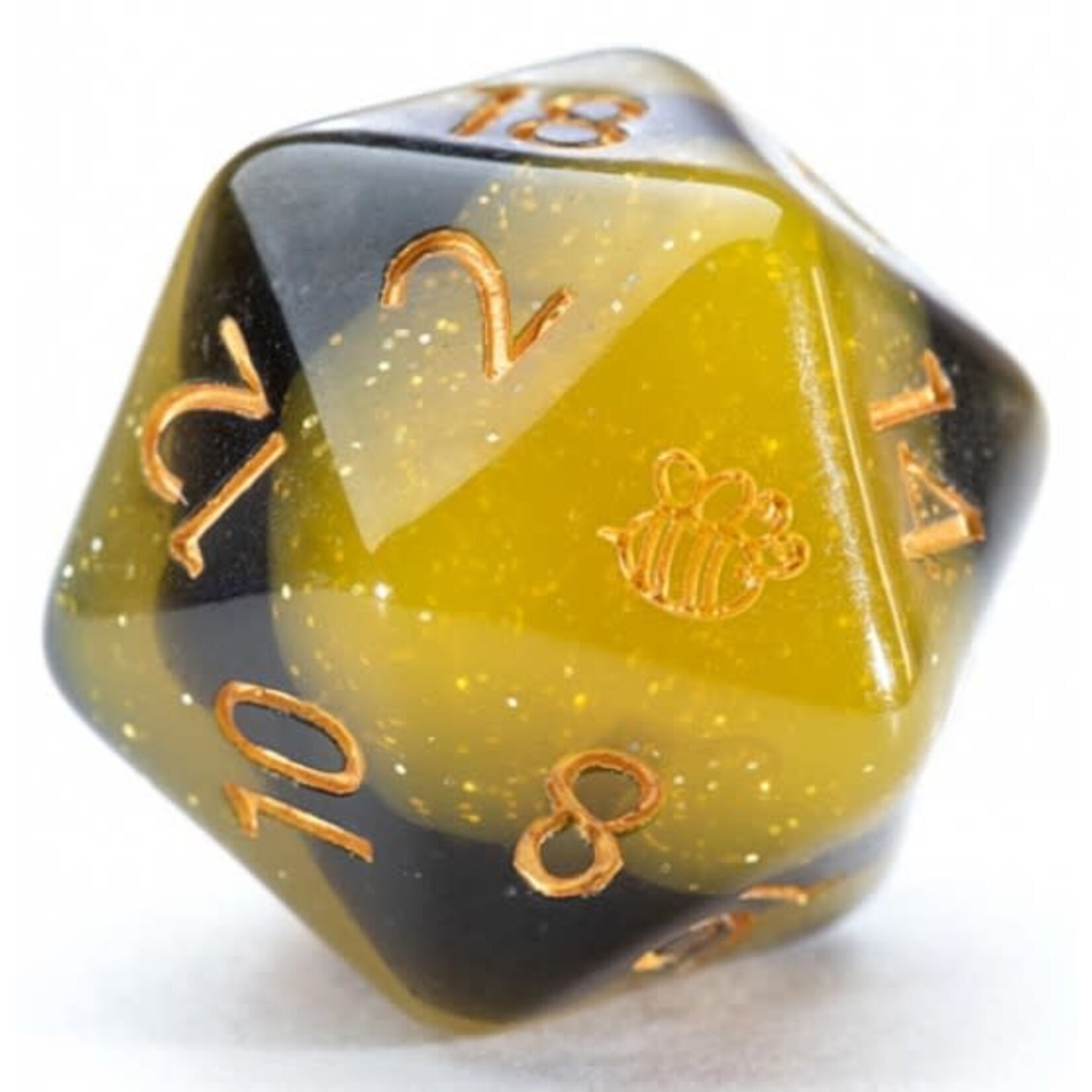 Gate Keeper Games Sui Generis 7-Die Set: Electric Bumble Bee
