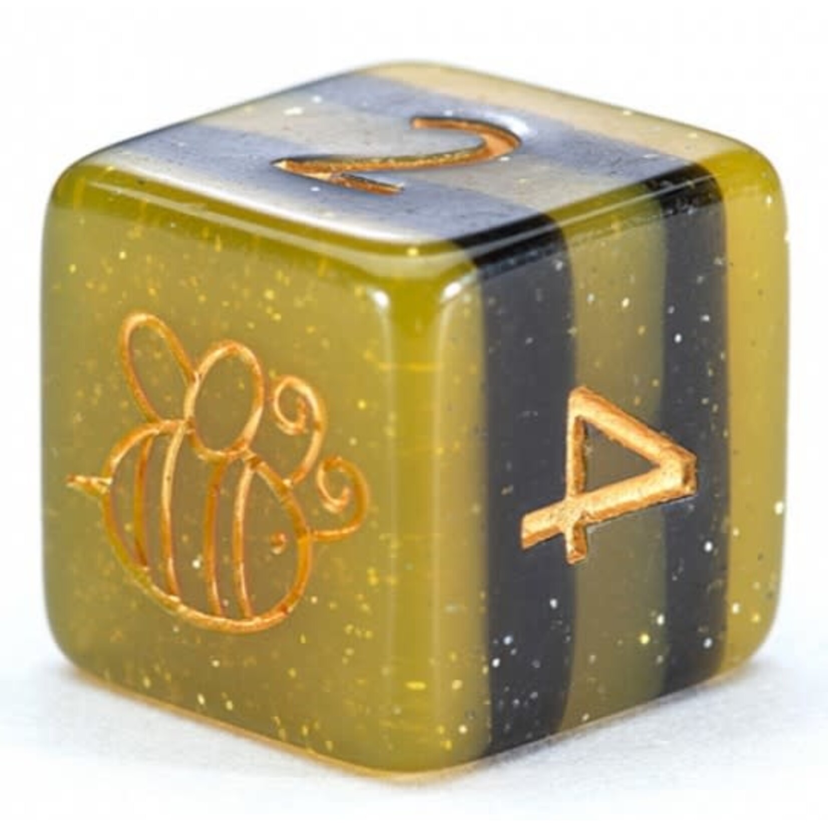 Gate Keeper Games Sui Generis 7-Die Set: Electric Bumble Bee