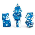 Gate Keeper Games Neutron RPG 7-Die Set: Power Teal (Dark Blue)