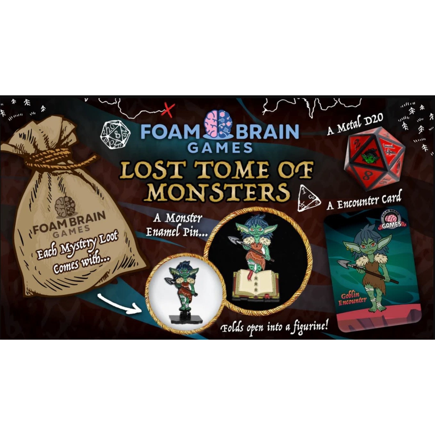 Foam Brain Mystery Loot: Lost Tome of Monsters