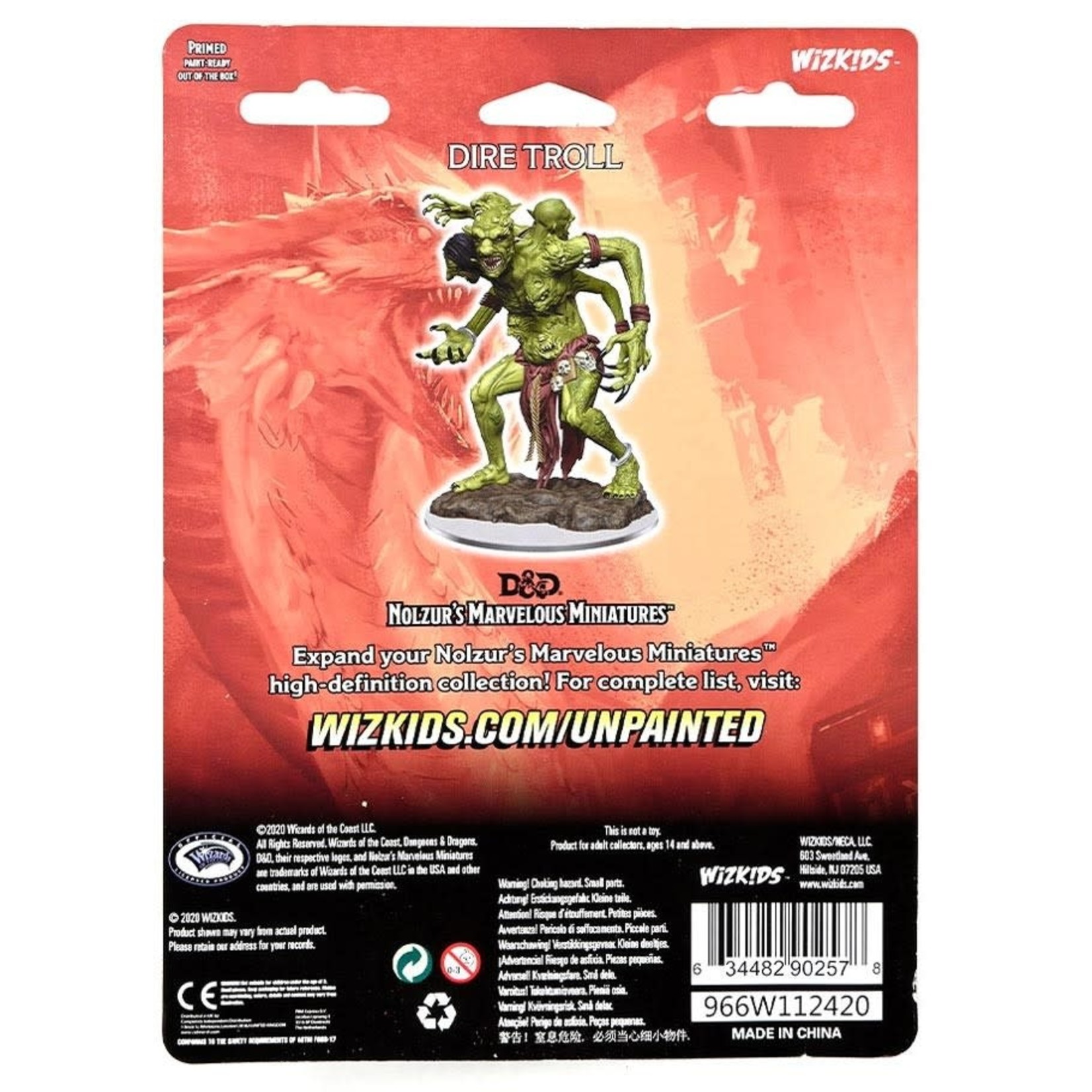 WizKids D&D: Nolzur's Marvelous Miniatures: Dire Troll