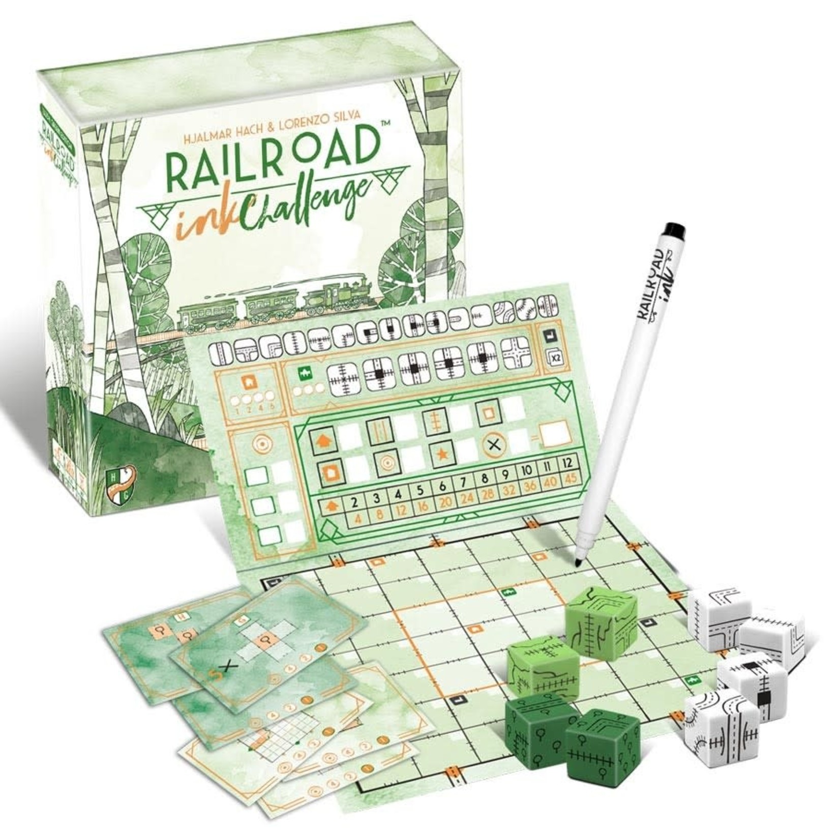 Horrible Guild Game Studio Railroad Ink: Challenge: Lush Green Edition