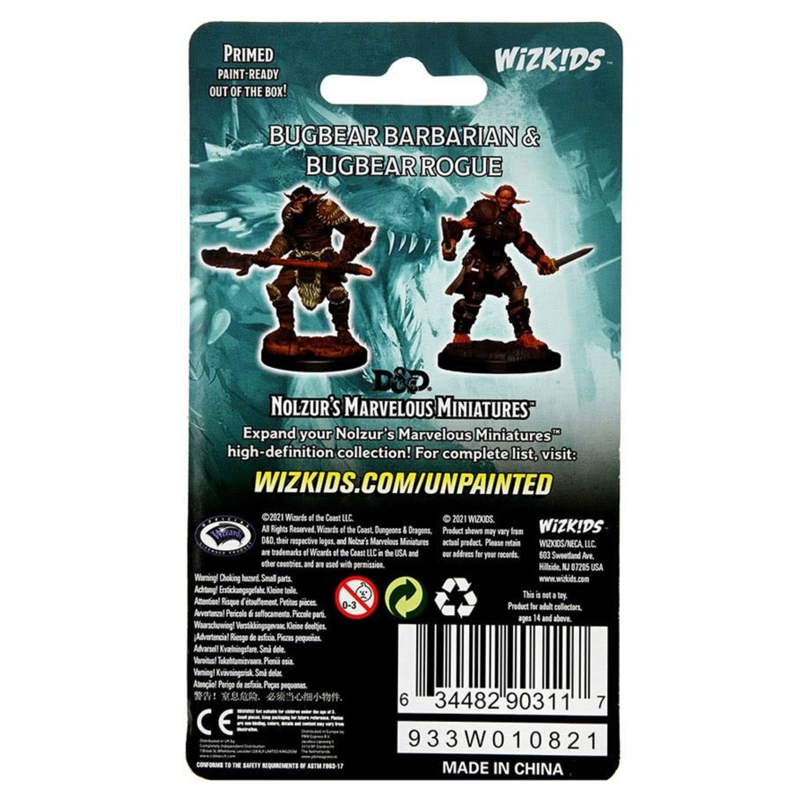WizKids D&D: Nolzur's Marvelous Miniatures: Bugbear Barbarian & Bugbear Rogue