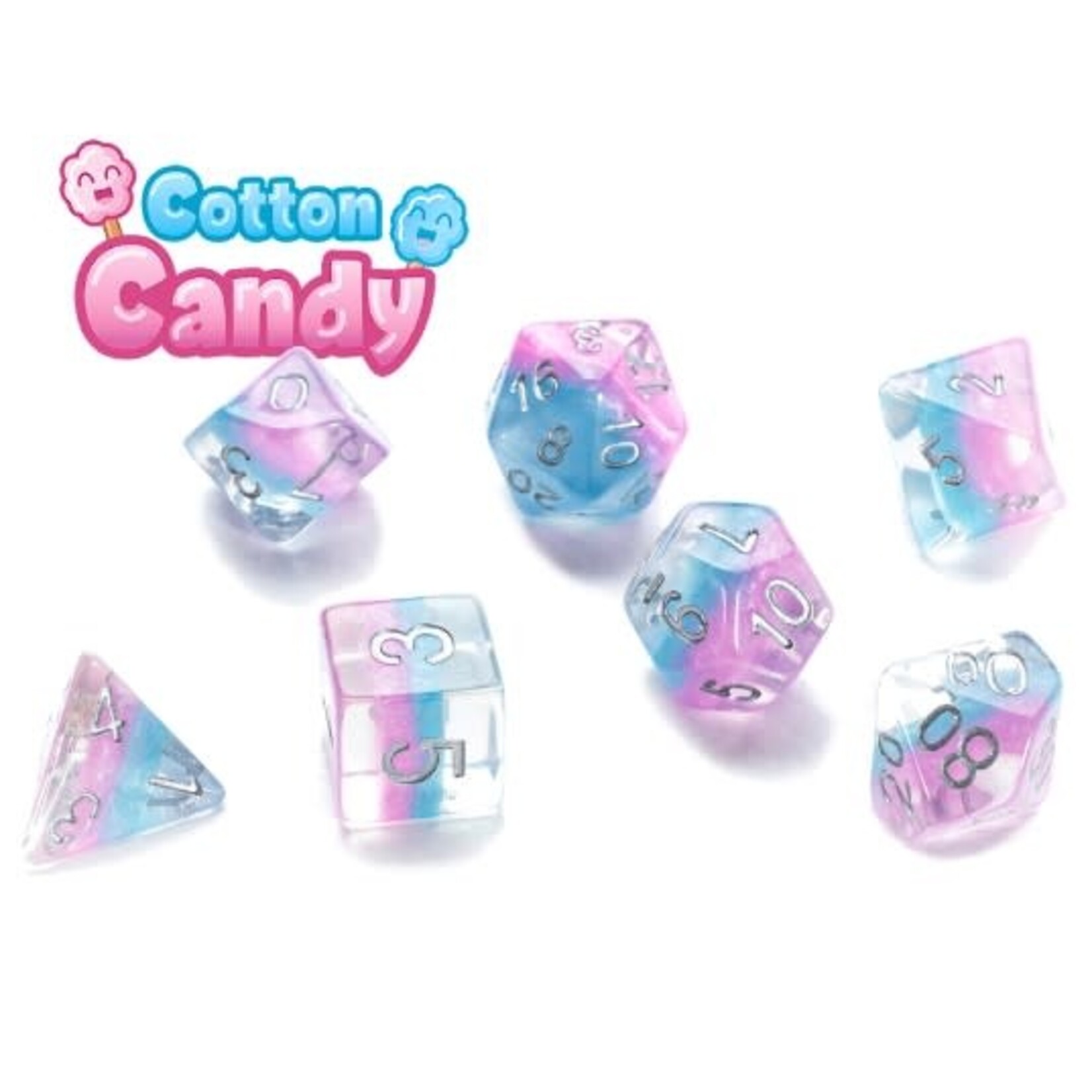 Gate Keeper Games Eclipse RPG 7-Die Set: Cotton Candy