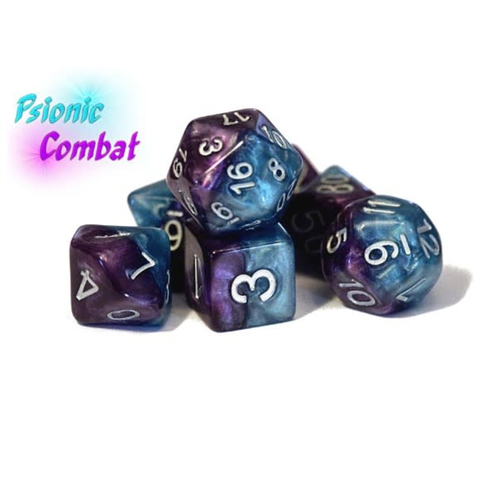Gate Keeper Games Halfsies RPG 7-Die Set: Psionic Combat