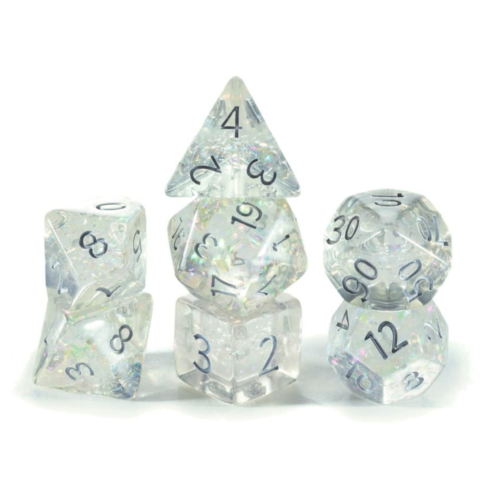 Gate Keeper Games Holographic Dice RPG 7-Die Set: Unicorn
