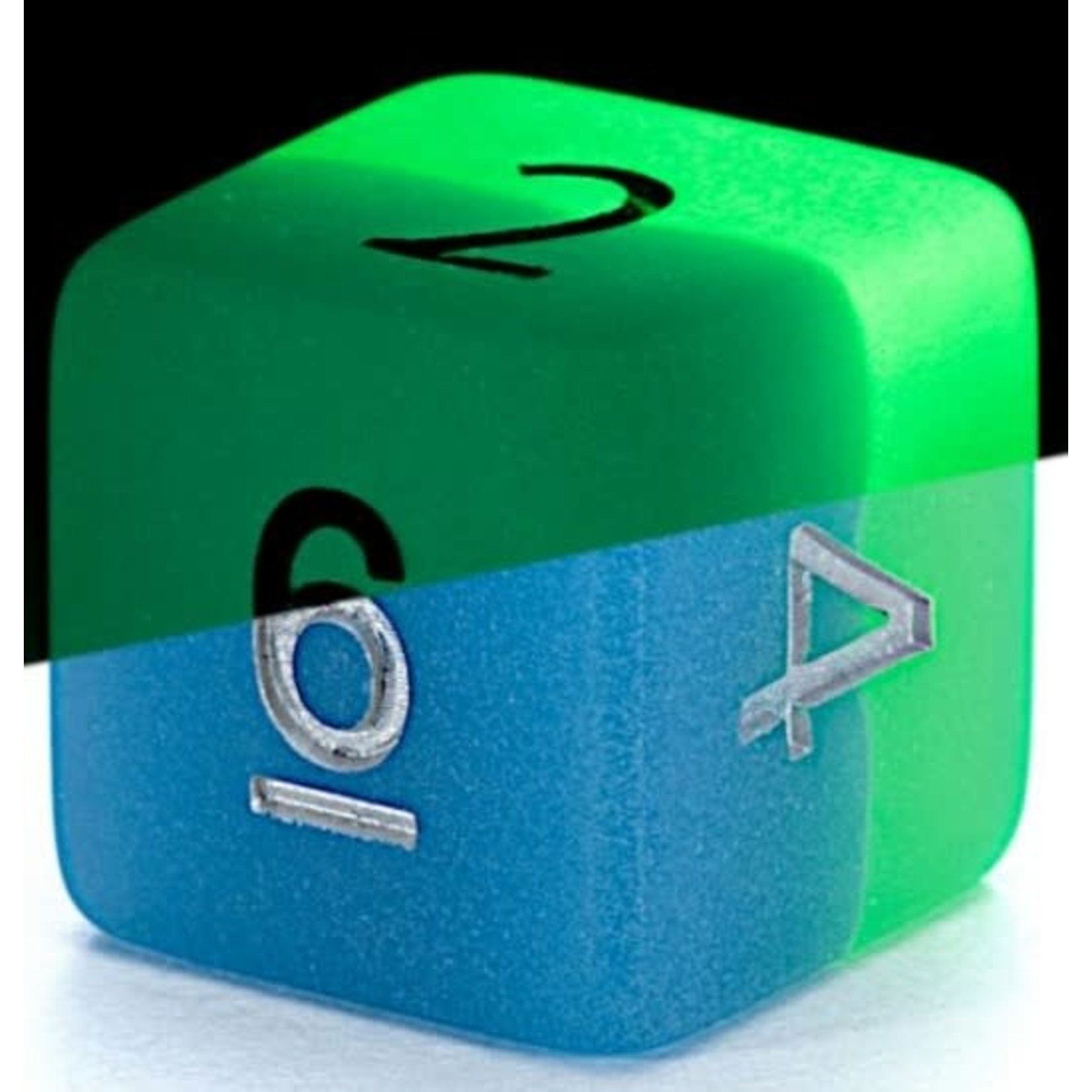 Gate Keeper Games Radiant (Glow-in-the-Dark) RPG 7-Die Set: Bioluminescent