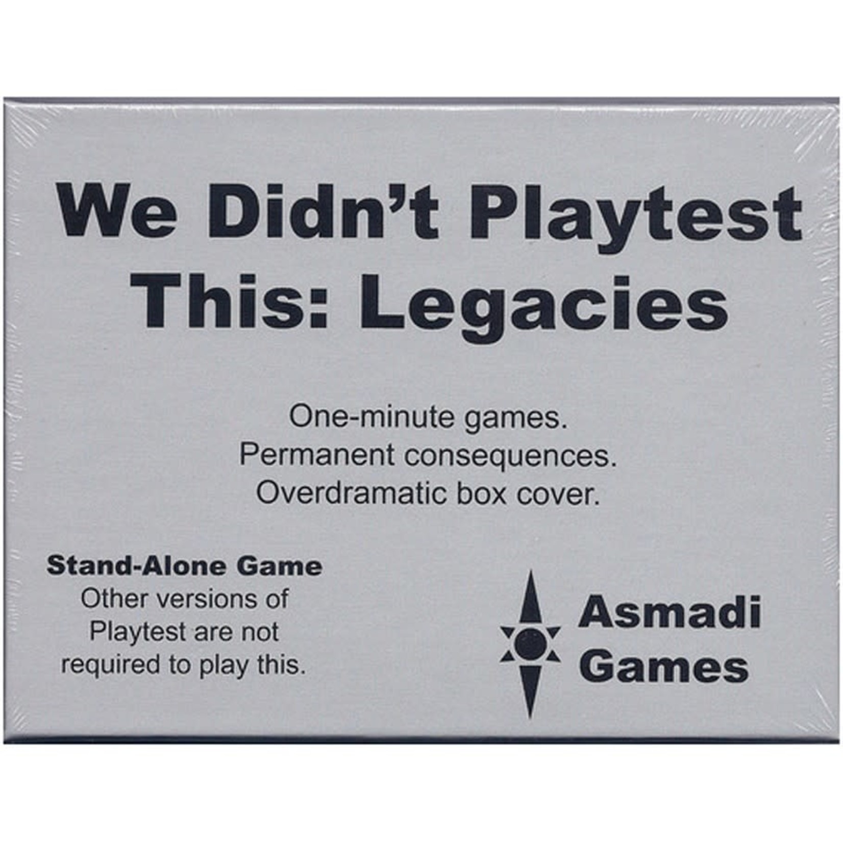 Asmadi Games We Didn't Playtest This: Legacies
