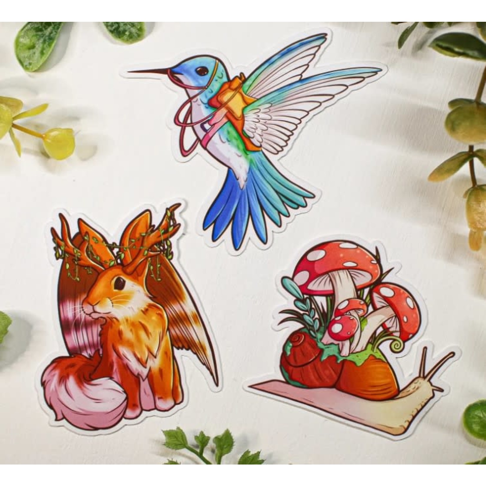 Nemissa's Northwood Arts Fairy Creature Stickers 3 Pack (1 of each)