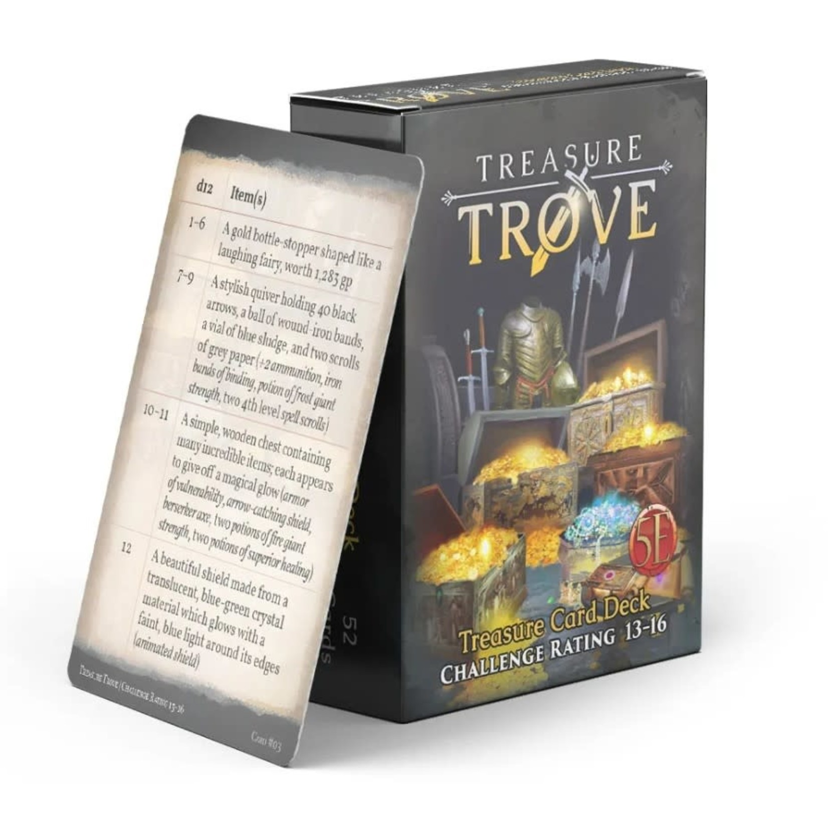 Nord Games Treasure Trove: Treasure Card Deck: Challenge Rating 13-16