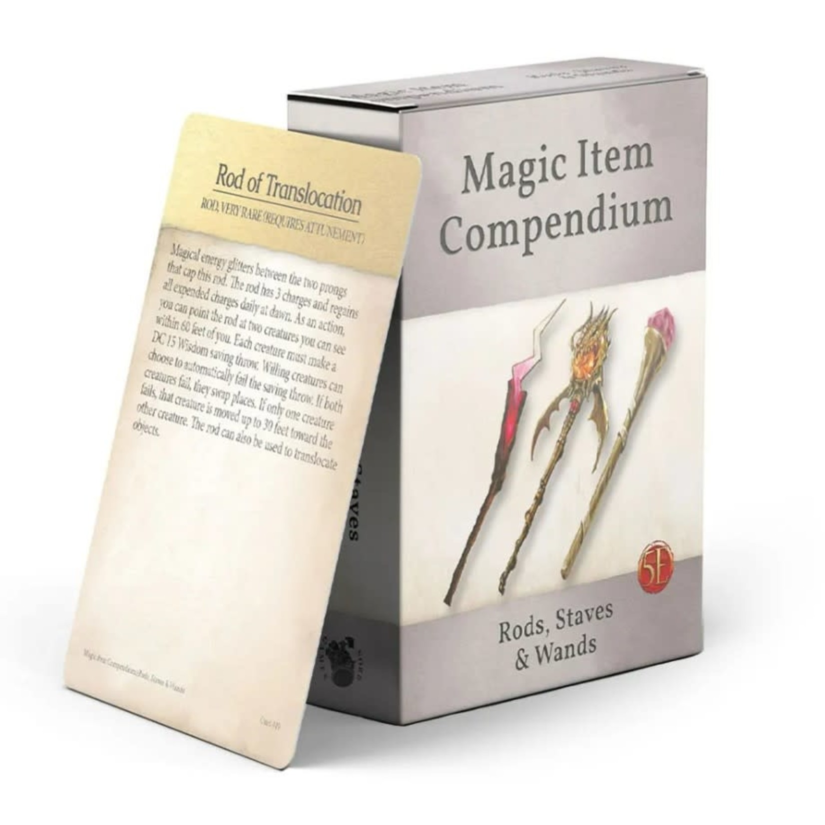 Nord Games Magic Item Compendium Deck: Rods, Staves & Wands