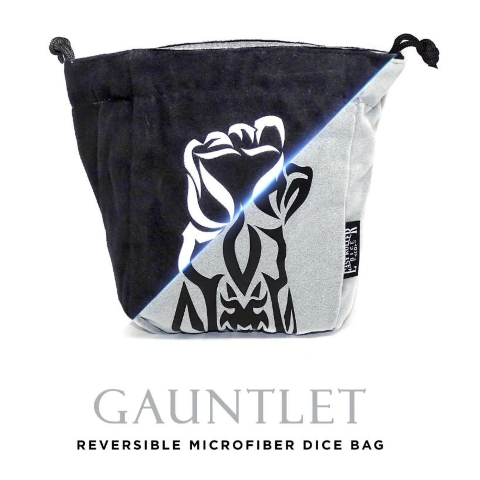 Easy Roller Dice Reversible Microfiber Self-Standing Large Dice Bag: Gauntlet