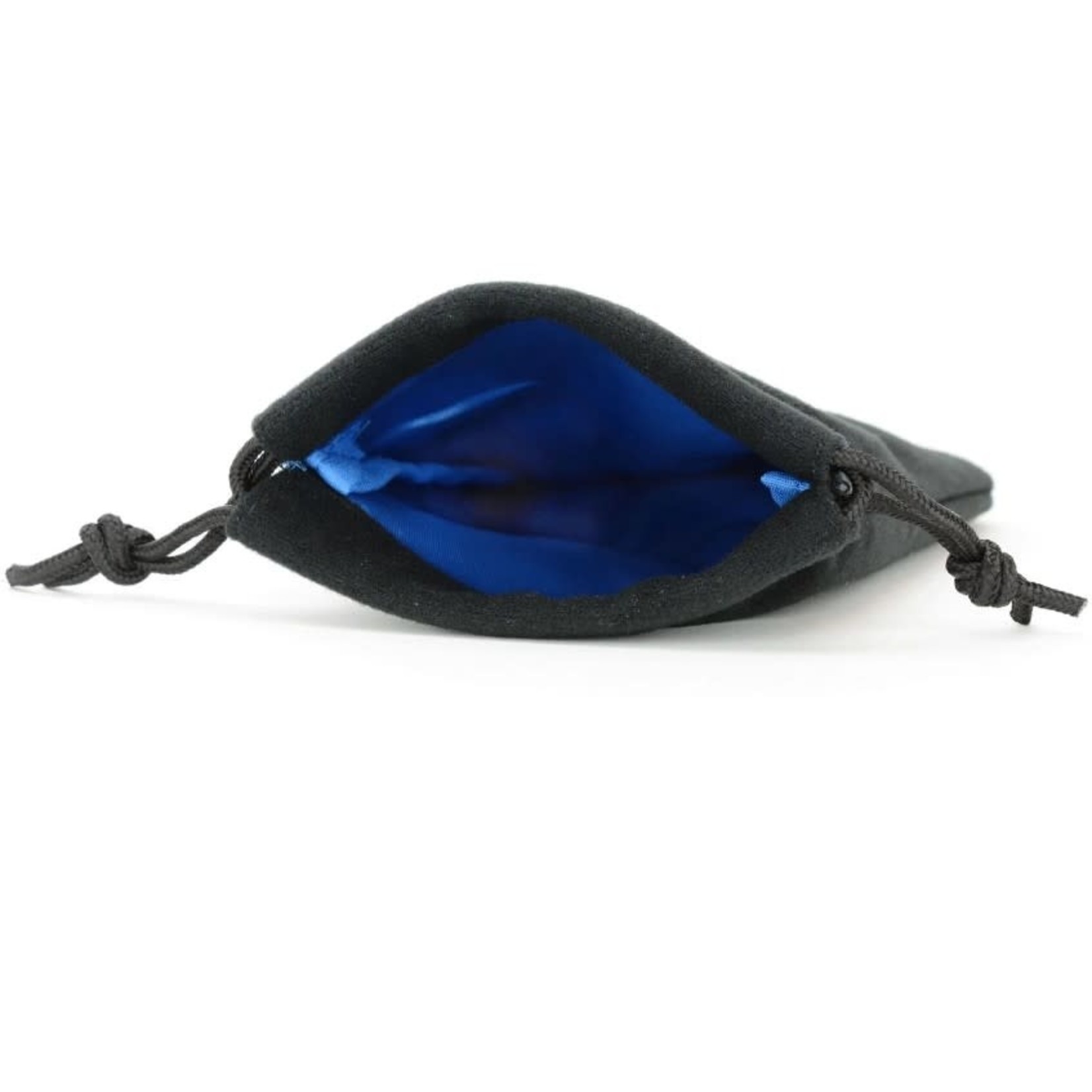 Easy Roller Dice Black Velvet Dice Bag with Color Satin Interior 5"x8"