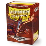 Arcane Tinmen Dragon Shield: 100 Protective Sleeves: Matte Crimson