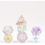 FanRoll by Metallic Dice Games Resin Polyhedral Dice Set: Love Dice