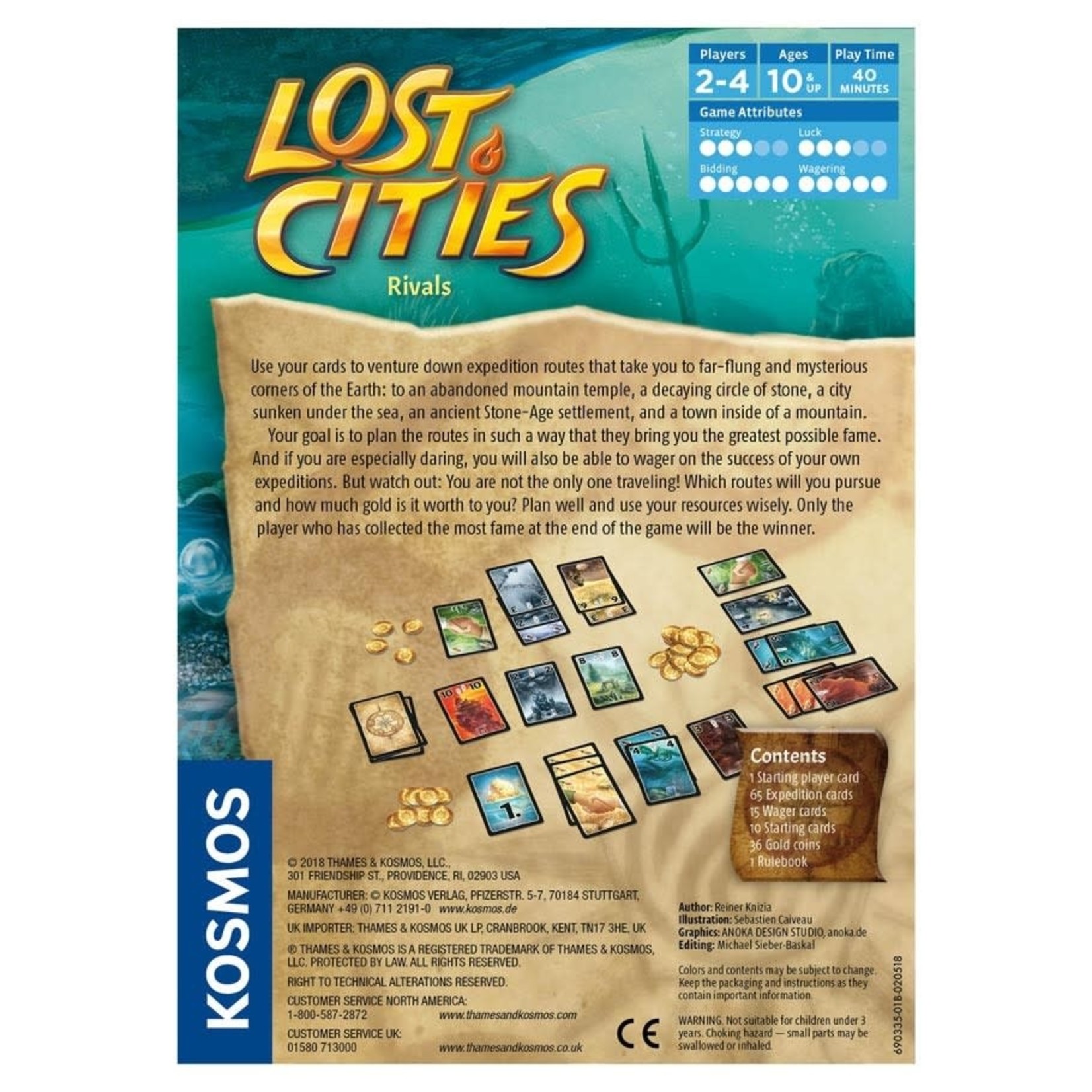 Thames & Kosmos Lost Cities: Rivals