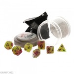 Reaper Miniatures Pizza Dungeon Dice: Yellow & Purple