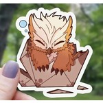 Mimic Gaming Co Baby Owlbear Hatching From D20 Sticker