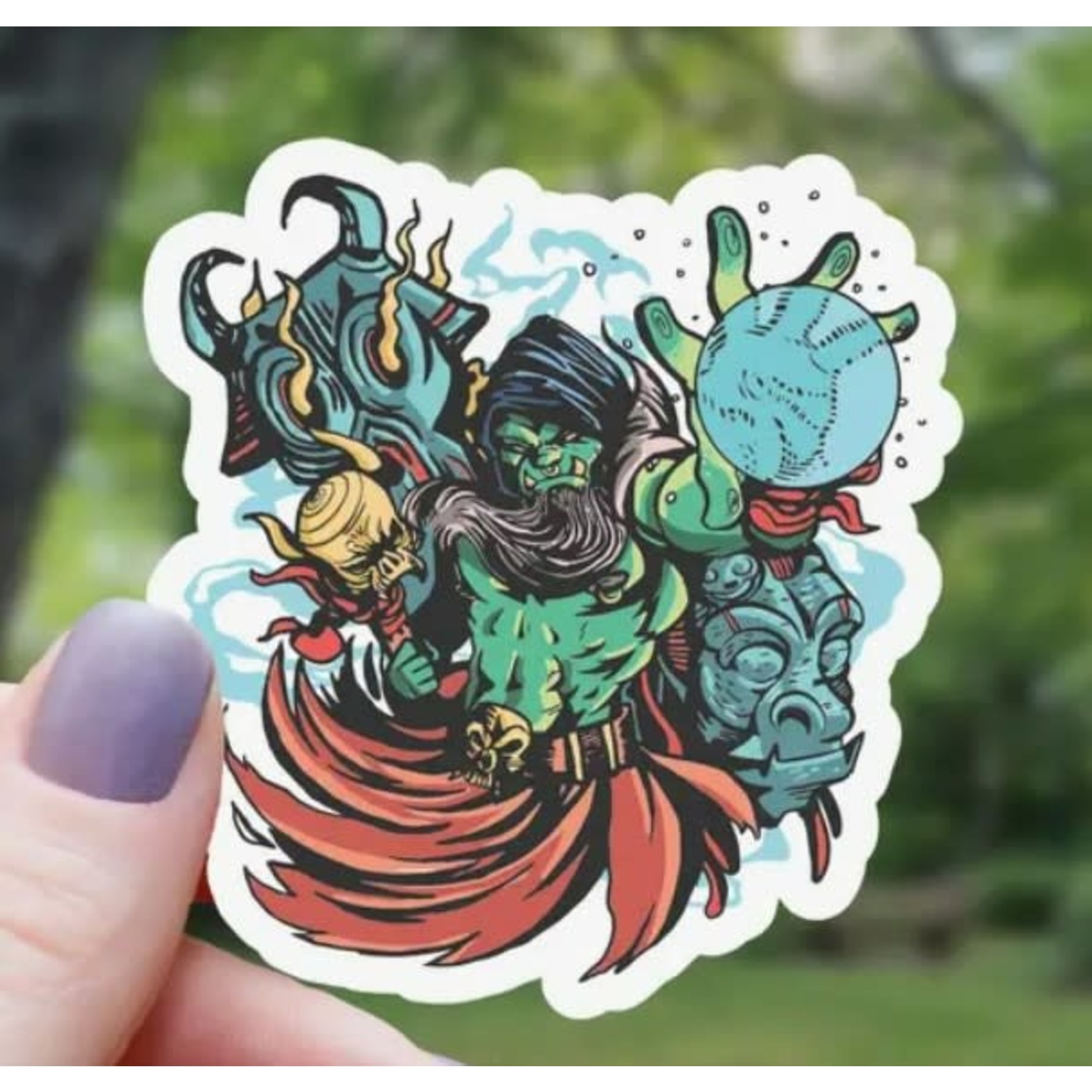 Mimic Gaming Co Orc Sorcerer Sticker