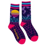 FootClothes Vaporwave Crew Socks