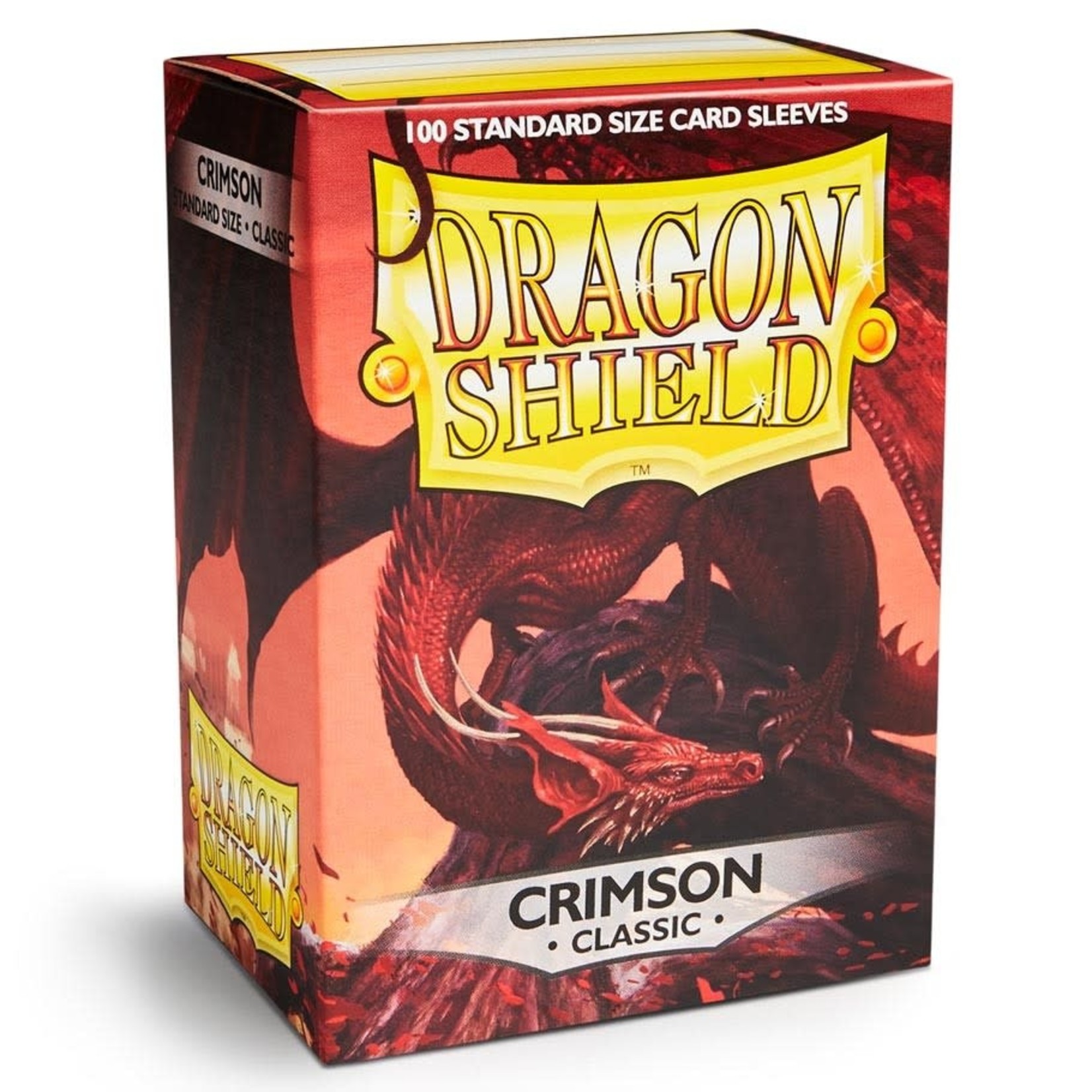 Arcane Tinmen Dragon Shield: 100 Protective Sleeves: Crimson