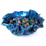 FanRoll by Metallic Dice Games Velvet Dice Bag with Pockets: Galaxy