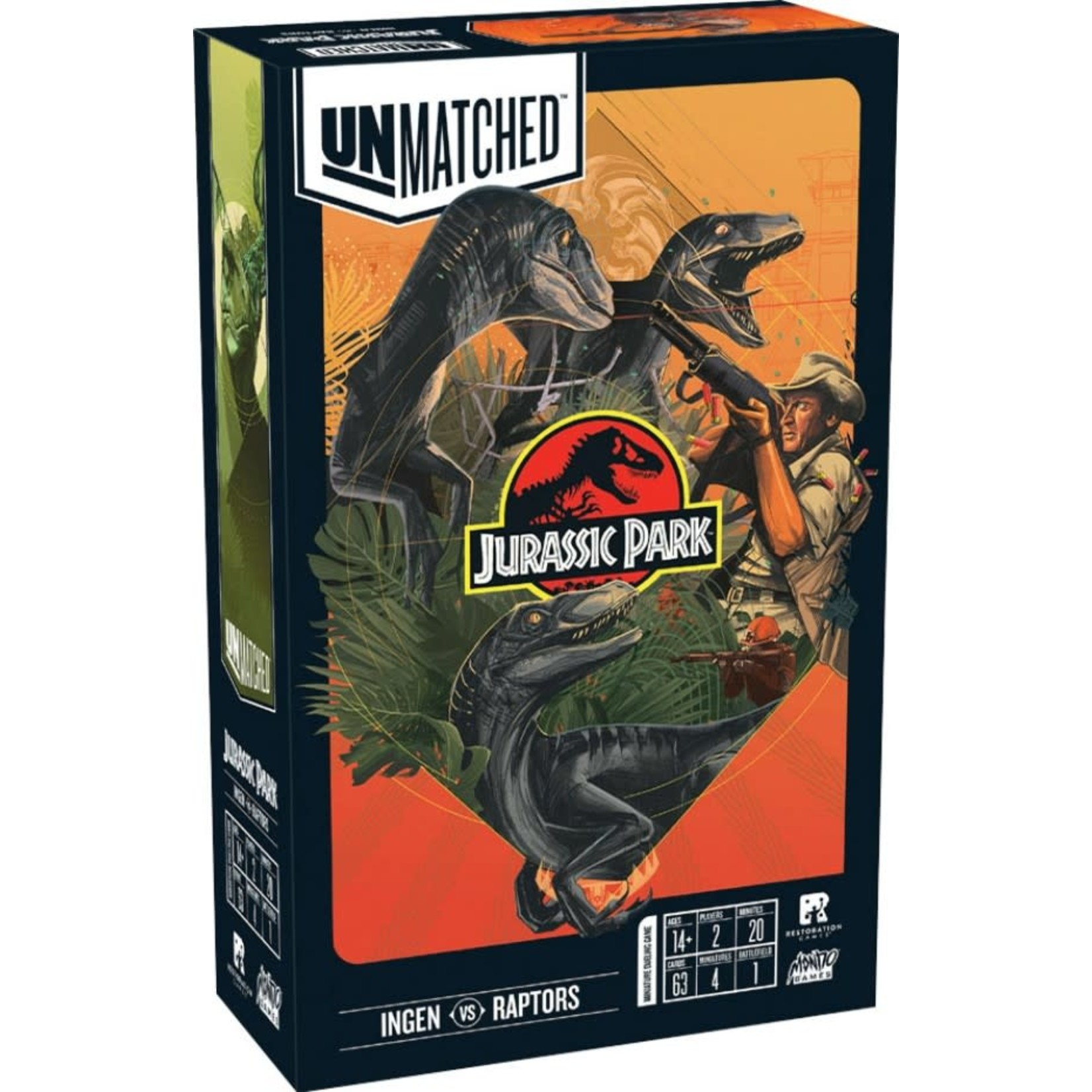Restoration Games Unmatched: Jurassic Park: Ingen vs. Raptors