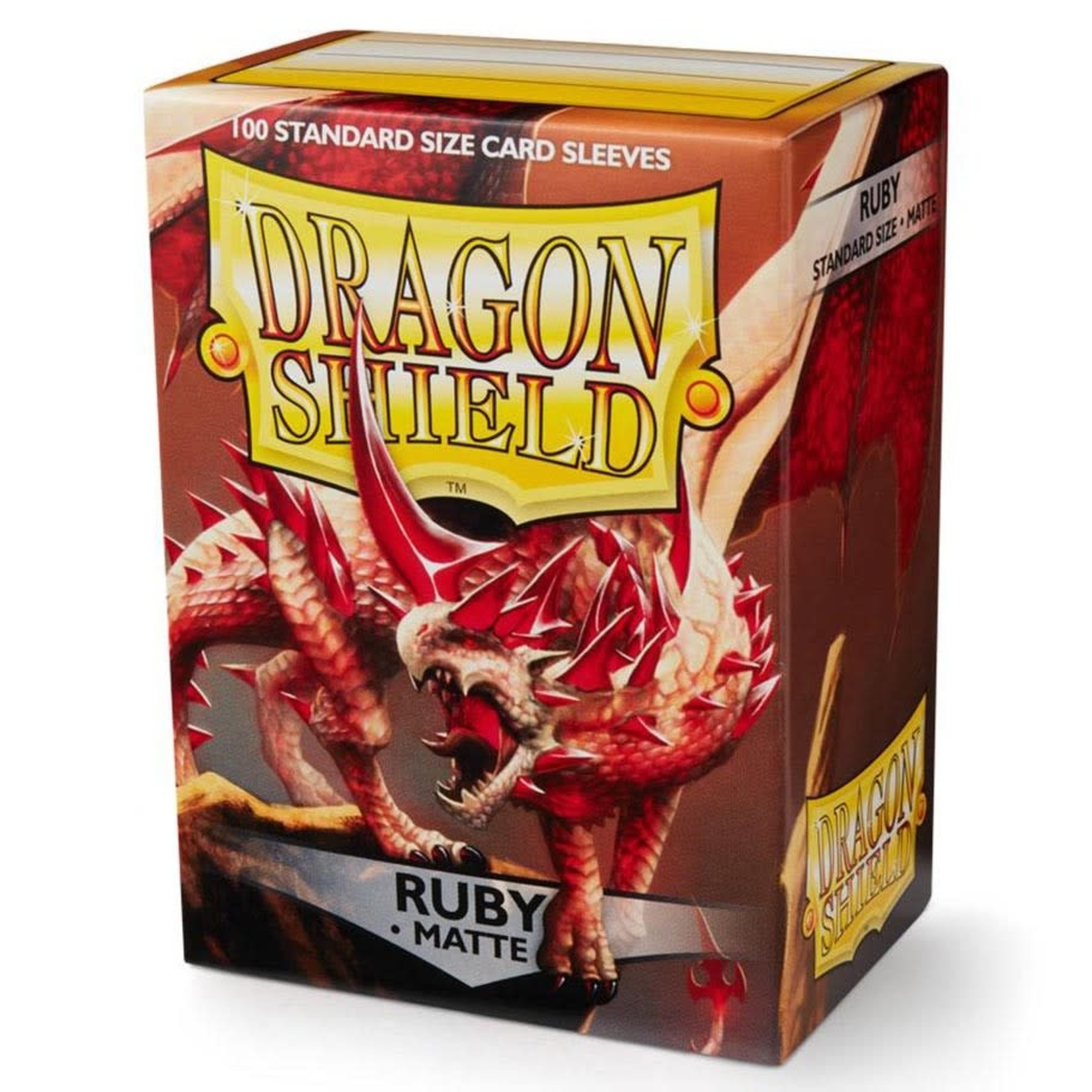 Arcane Tinmen Dragon Shield: 100 Protective Sleeves: Matte Ruby