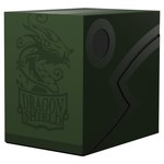 Arcane Tinmen Dragon Shield: Double Shell: Forest Green & Black