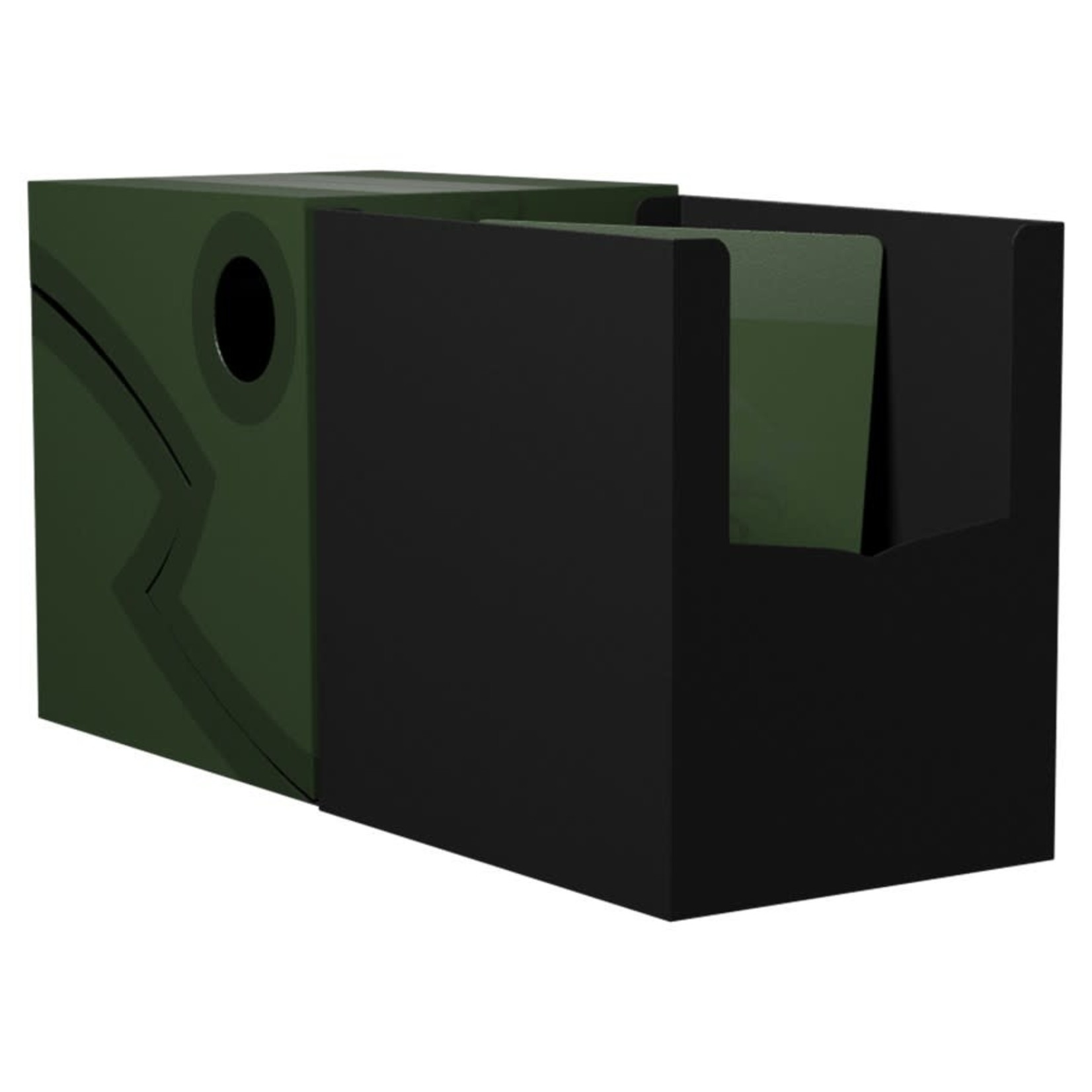 Arcane Tinmen Dragon Shield: Double Shell: Forest Green & Black