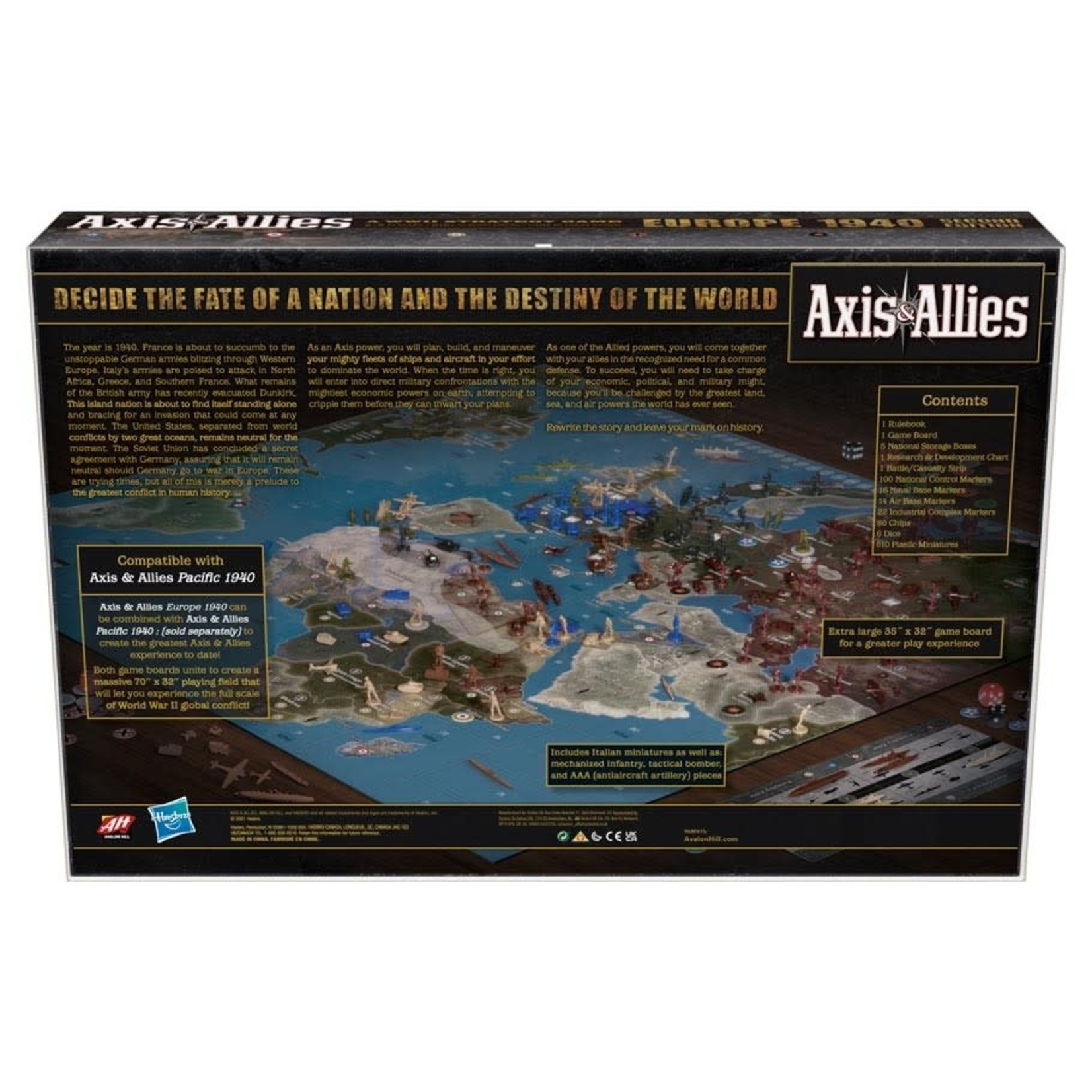 Hasbro Gaming Axis & Allies: Europe 1940 Second Edition