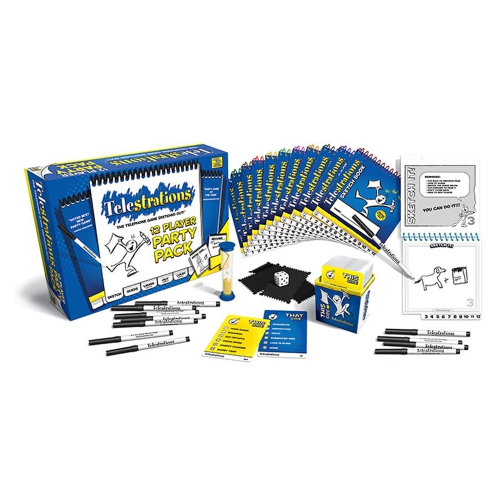 The OP-USAopoly Telestrations 12 Player Party Pack