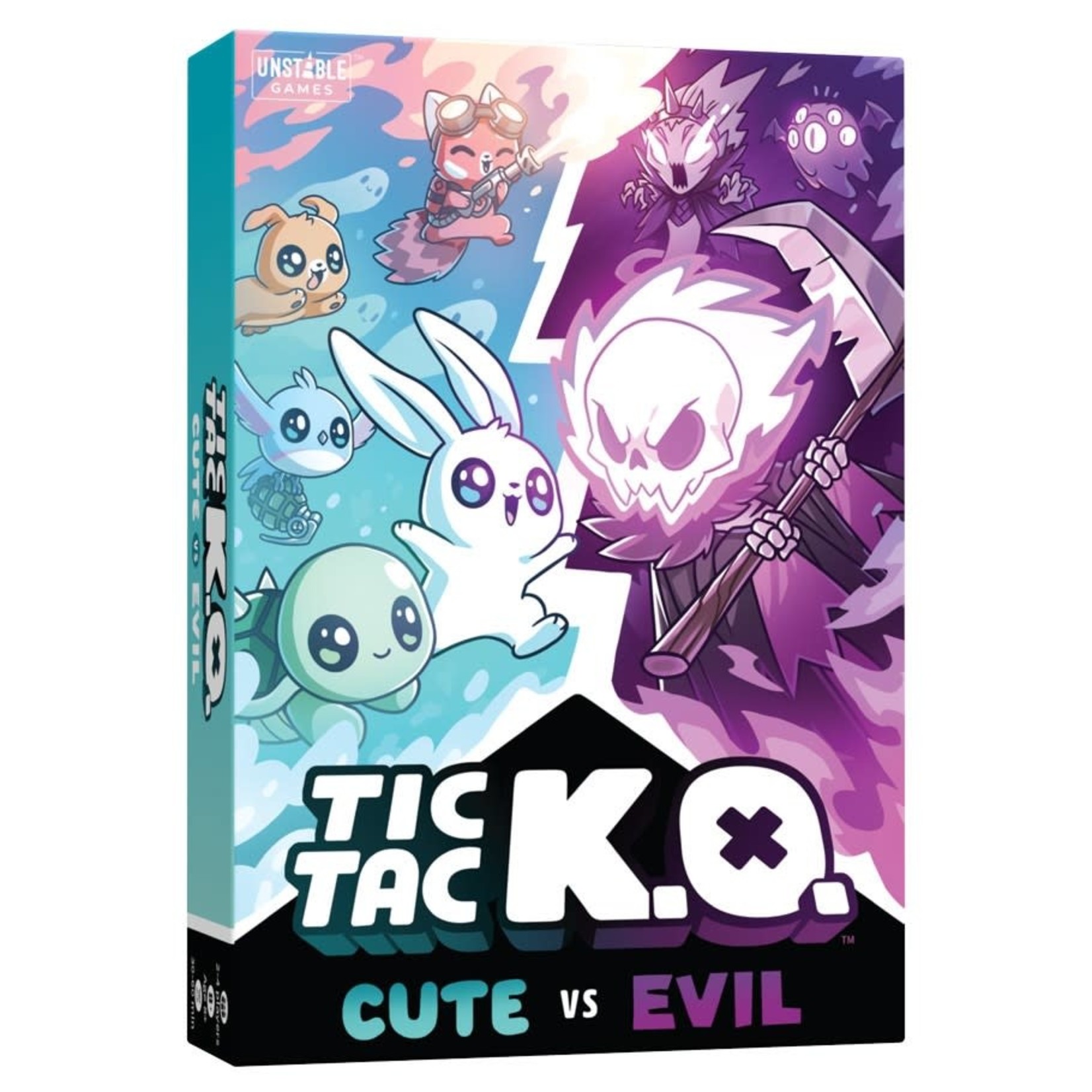 Teeturtle LLC Tic Tac K.O.: Cute vs. Evil
