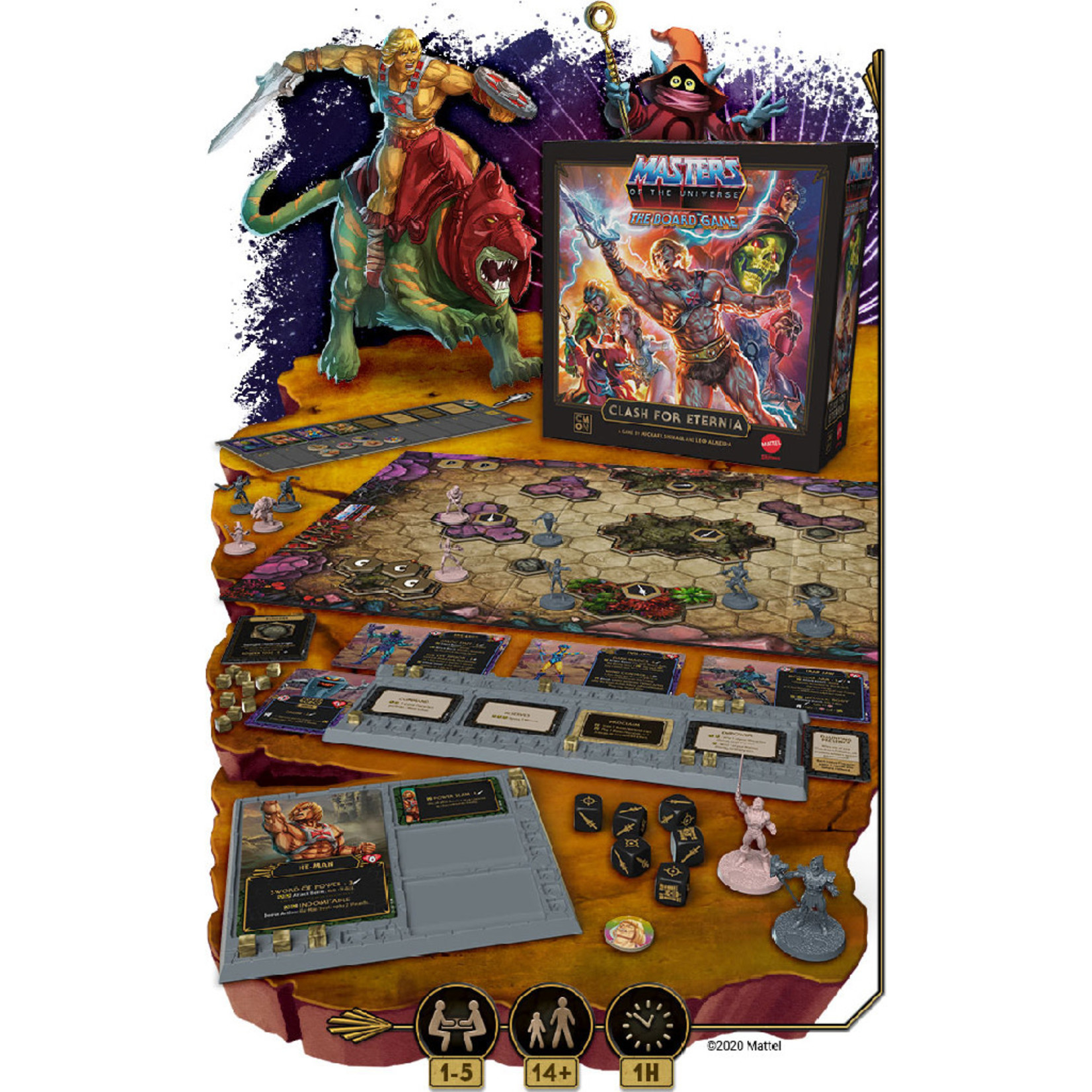 CMON Masters of the Universe The Board Game: Clash For Eternia