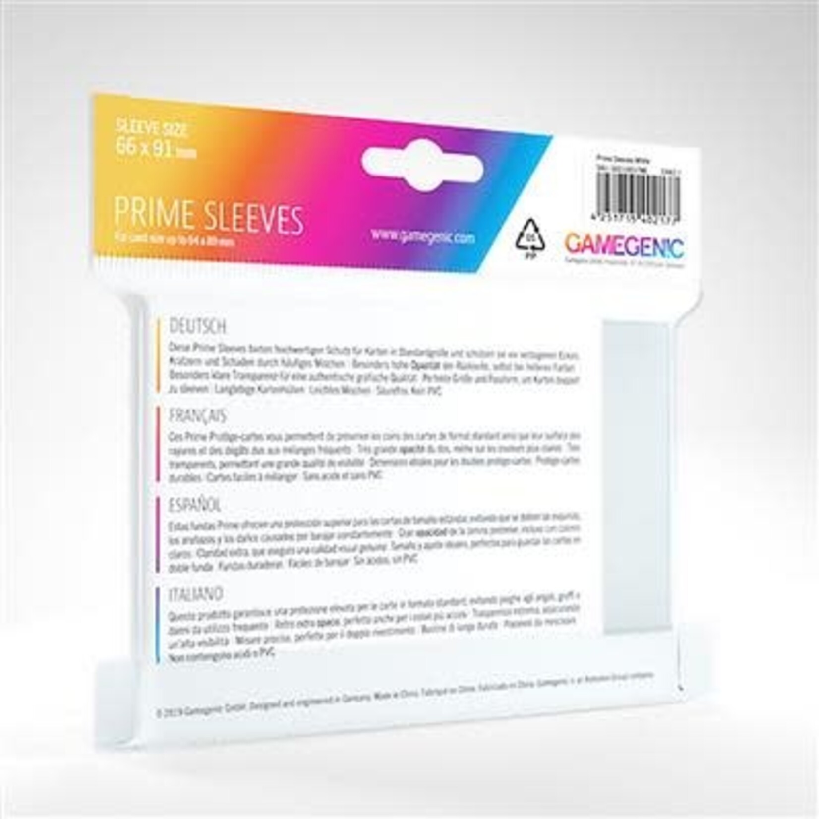 Gamegenic PRIME Sleeves: White