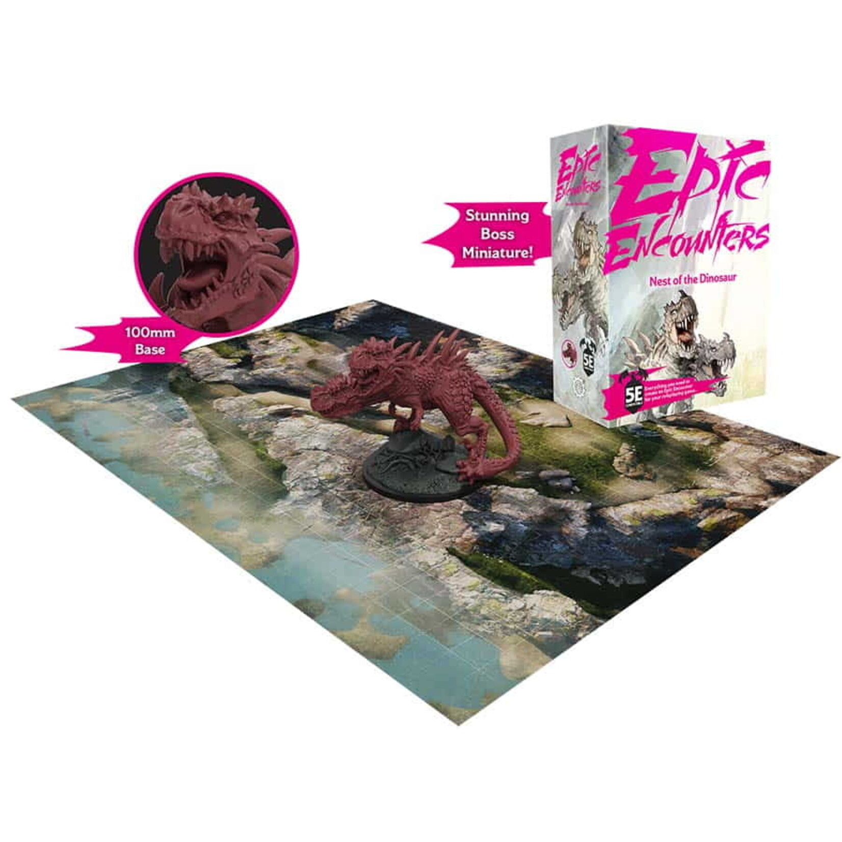 Steamforged Games Ltd Epic Encounters: Nest of the Dinosaur