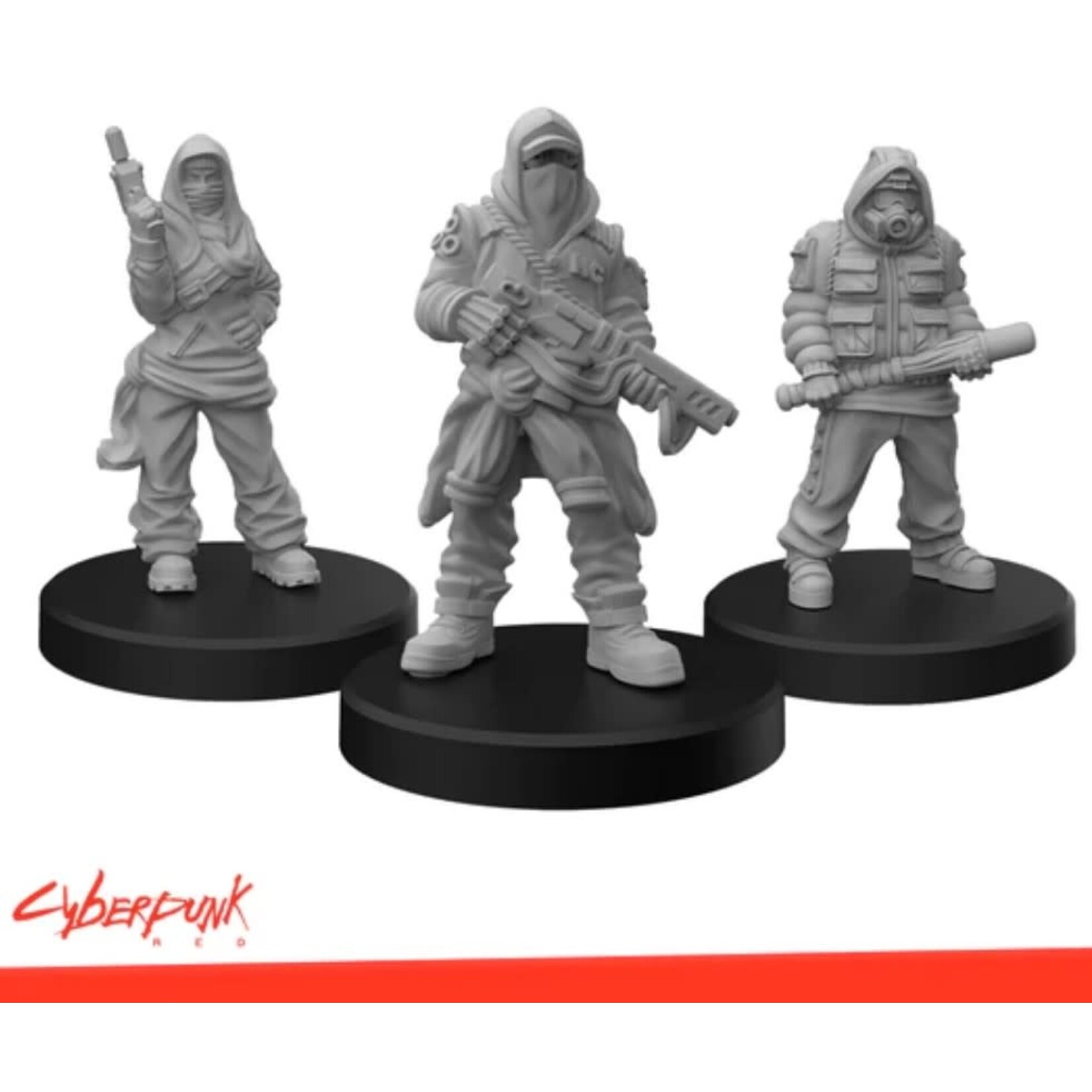 Monster Fight Club Cyberpunk RED Minis: Combat Zoners