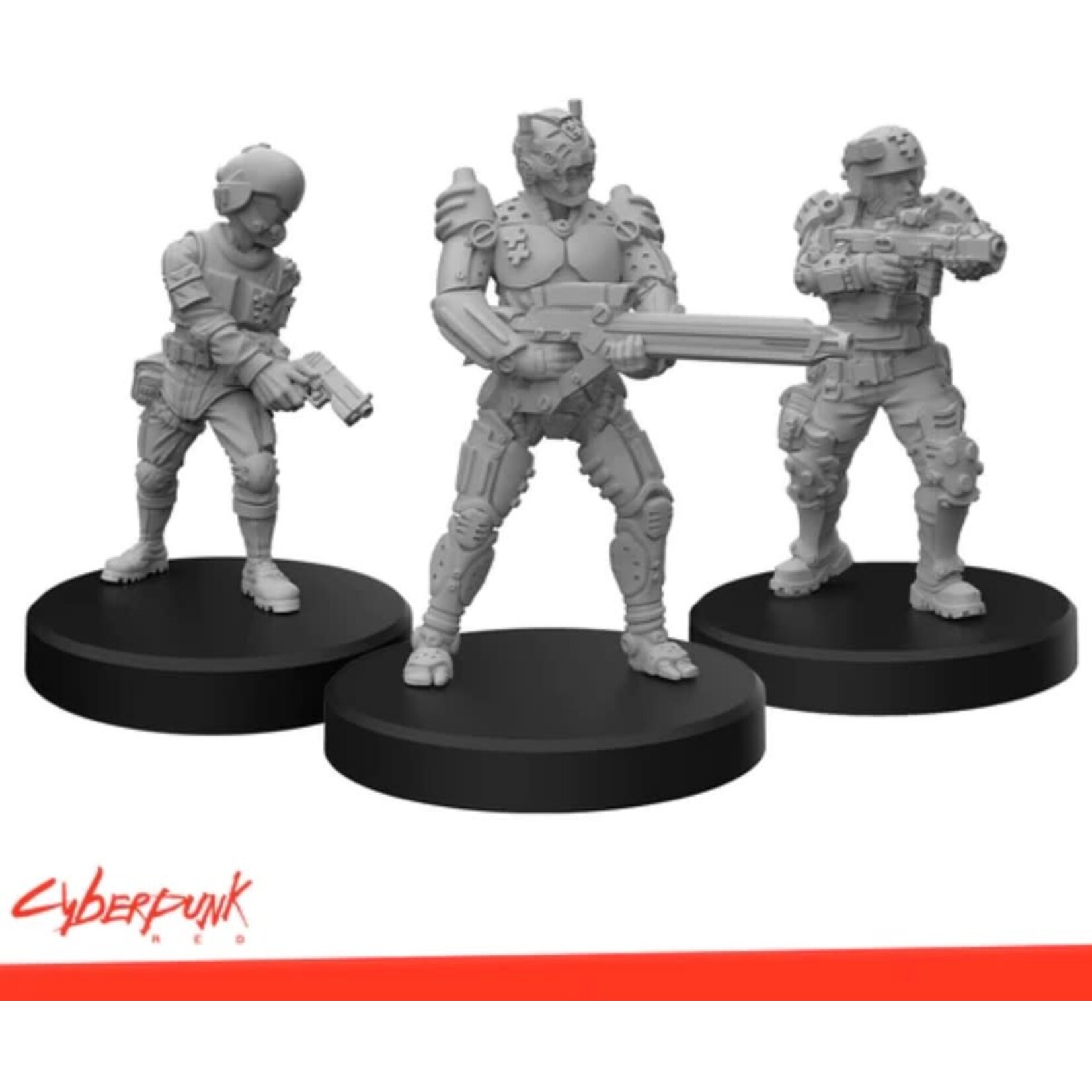 Monster Fight Club Cyberpunk RED Minis: Trauma Team