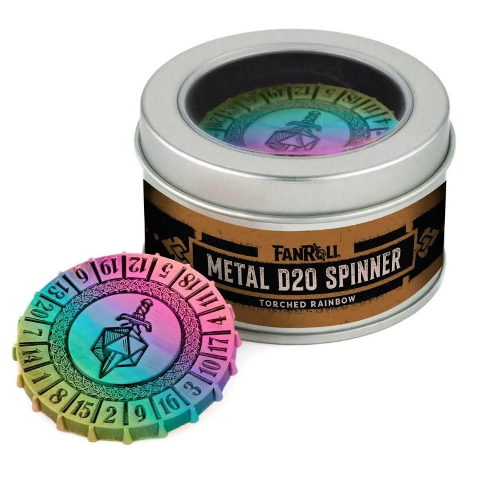 FanRoll by Metallic Dice Games Metallic D20 Spinner