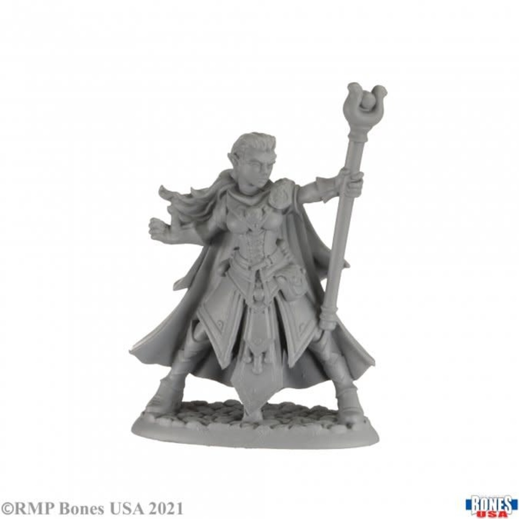 Reaper Miniatures Bones: Alaedril Starbloom, Elf Wizard