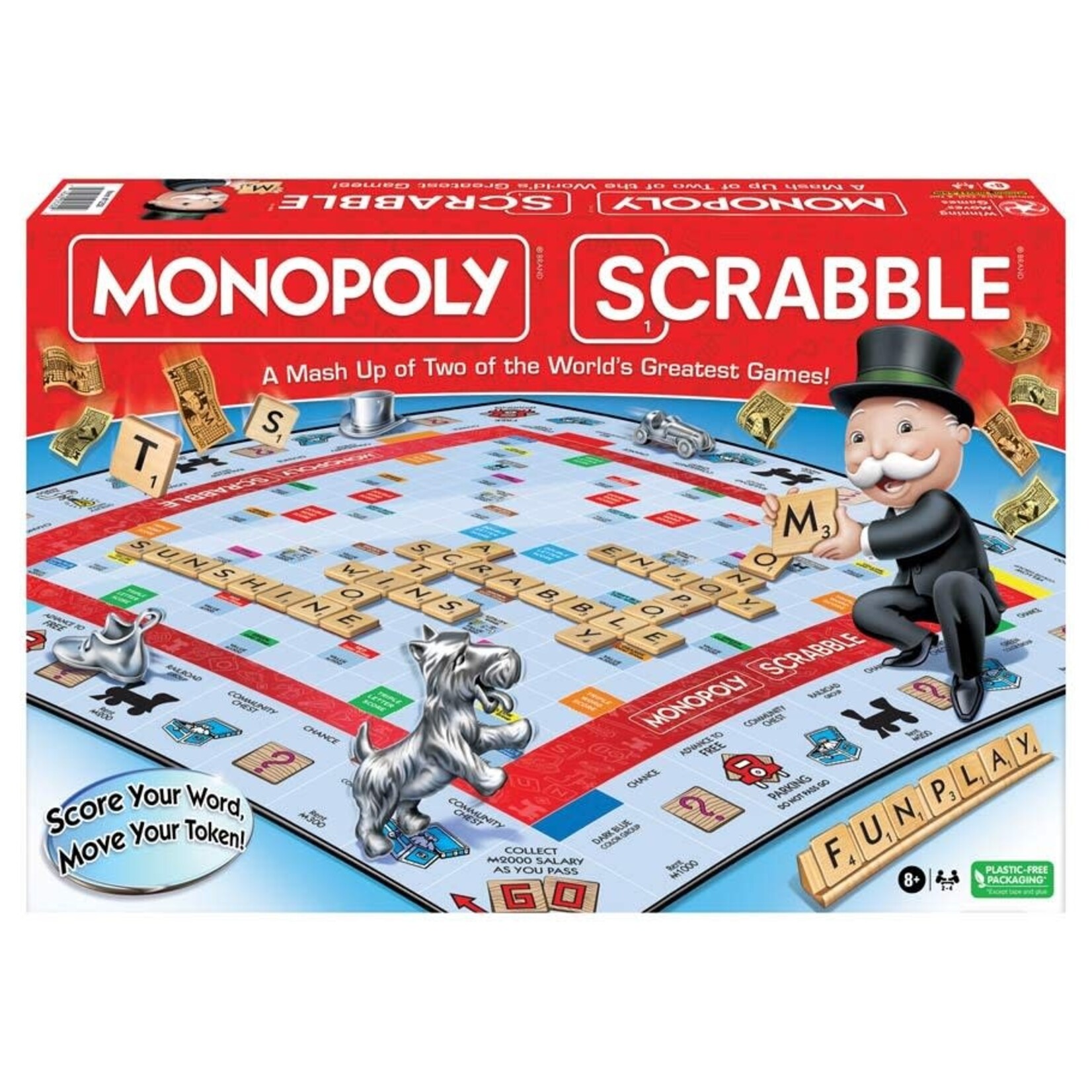 Winning Moves Games Monopoly Scrabble