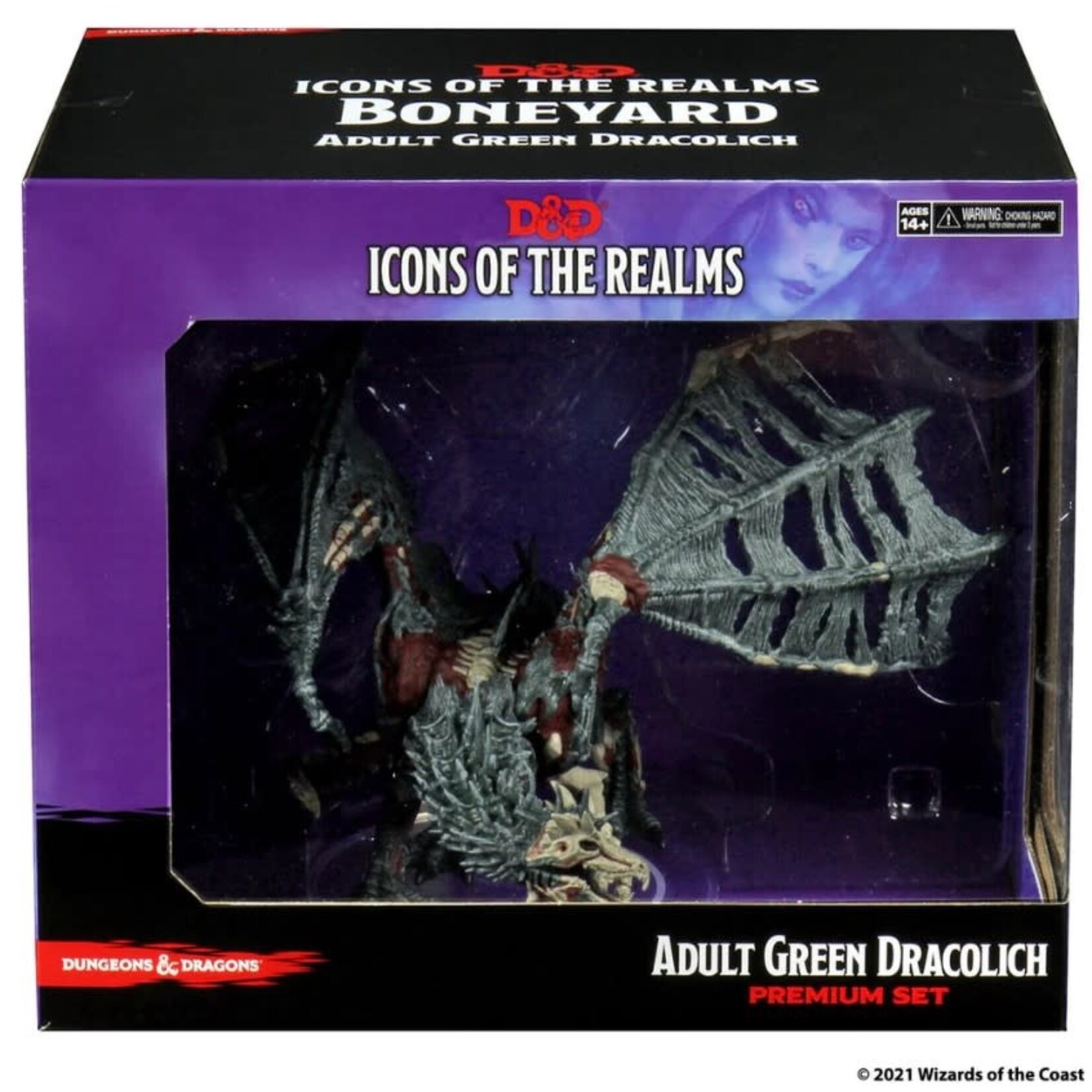 WizKids D&D: Icons of the Realms Premium Set: Adult Green Dracolich