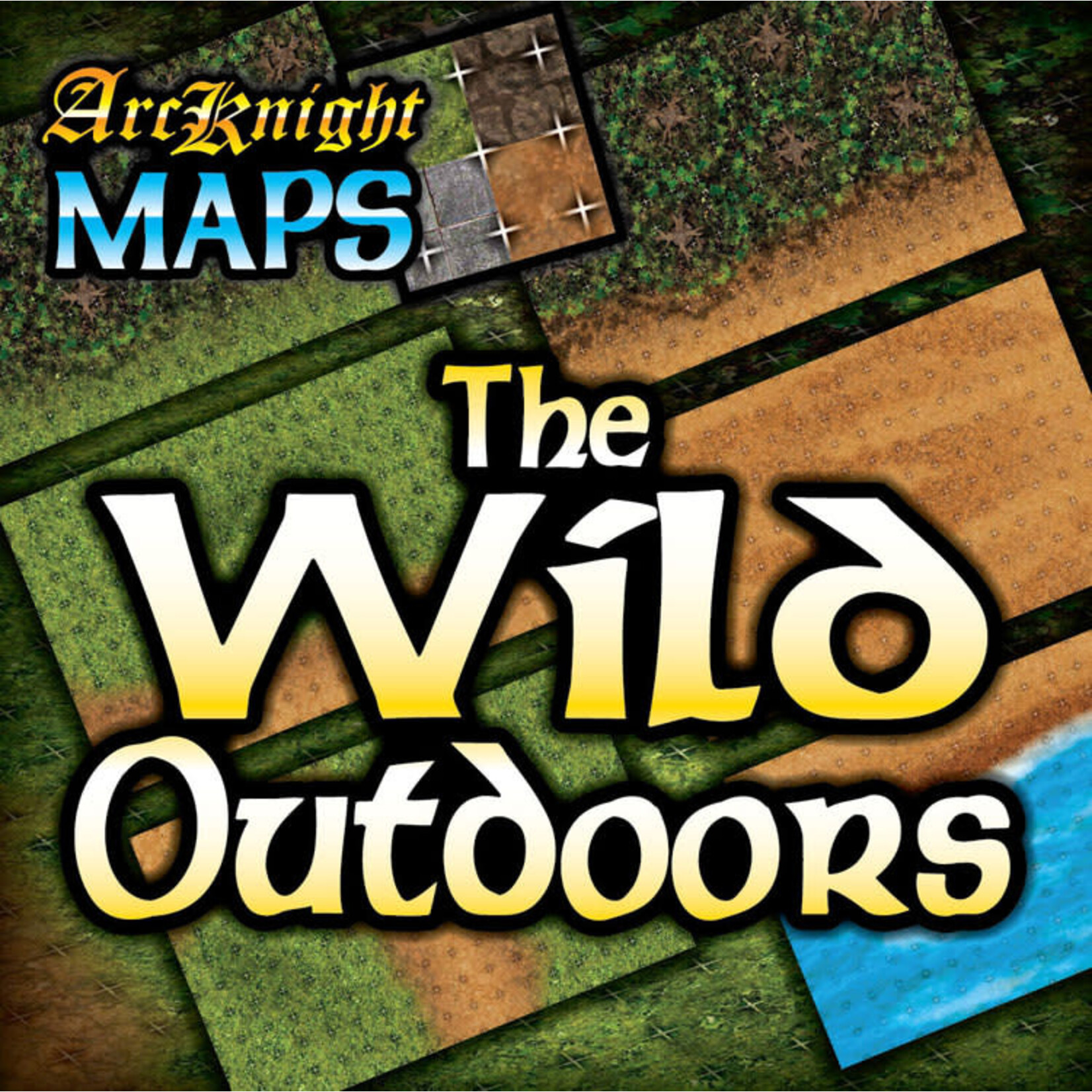 ArcKnight The Wild Outdoors 1" Square Grid Laminated Map Pack
