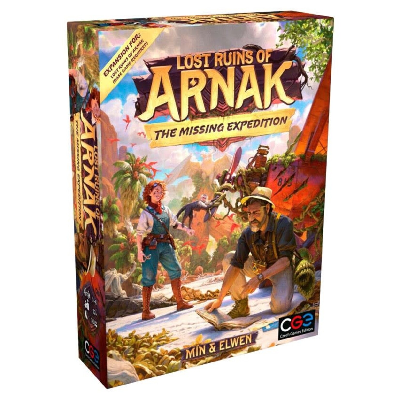 Czech Games Edition, Inc. Lost Ruins of Arnak: The Missing Expedition Expansion