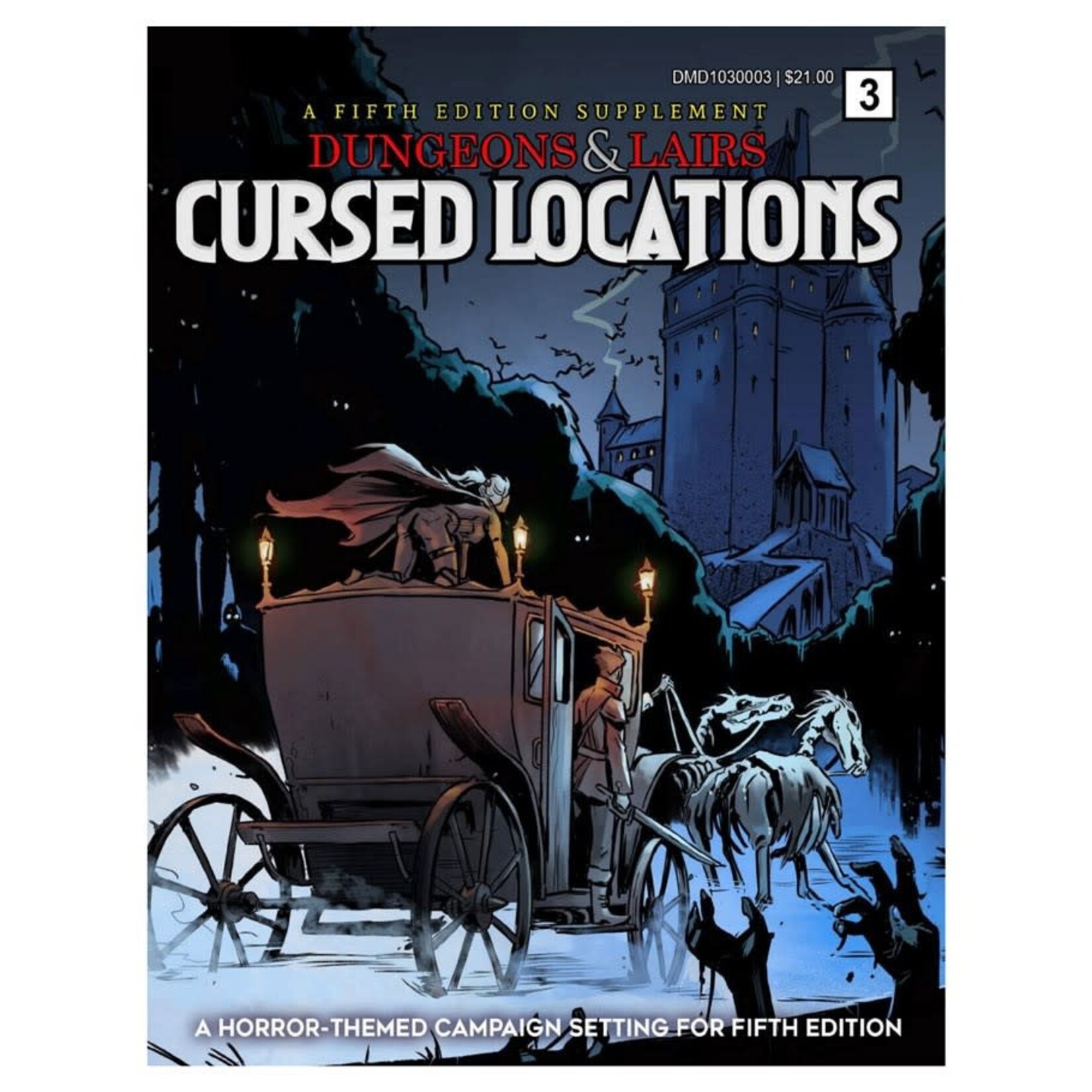 DMDAVE Dungeons & Lairs: Cursed Locations 5E Campaign Setting Supplement