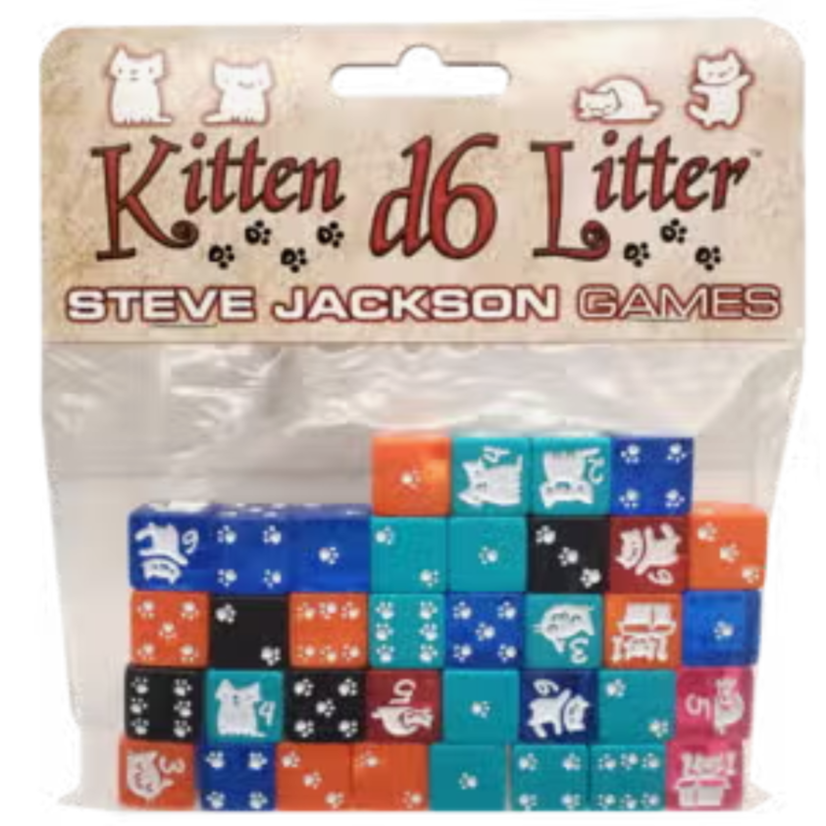Steve Jackson Games Kitten d6 Litter