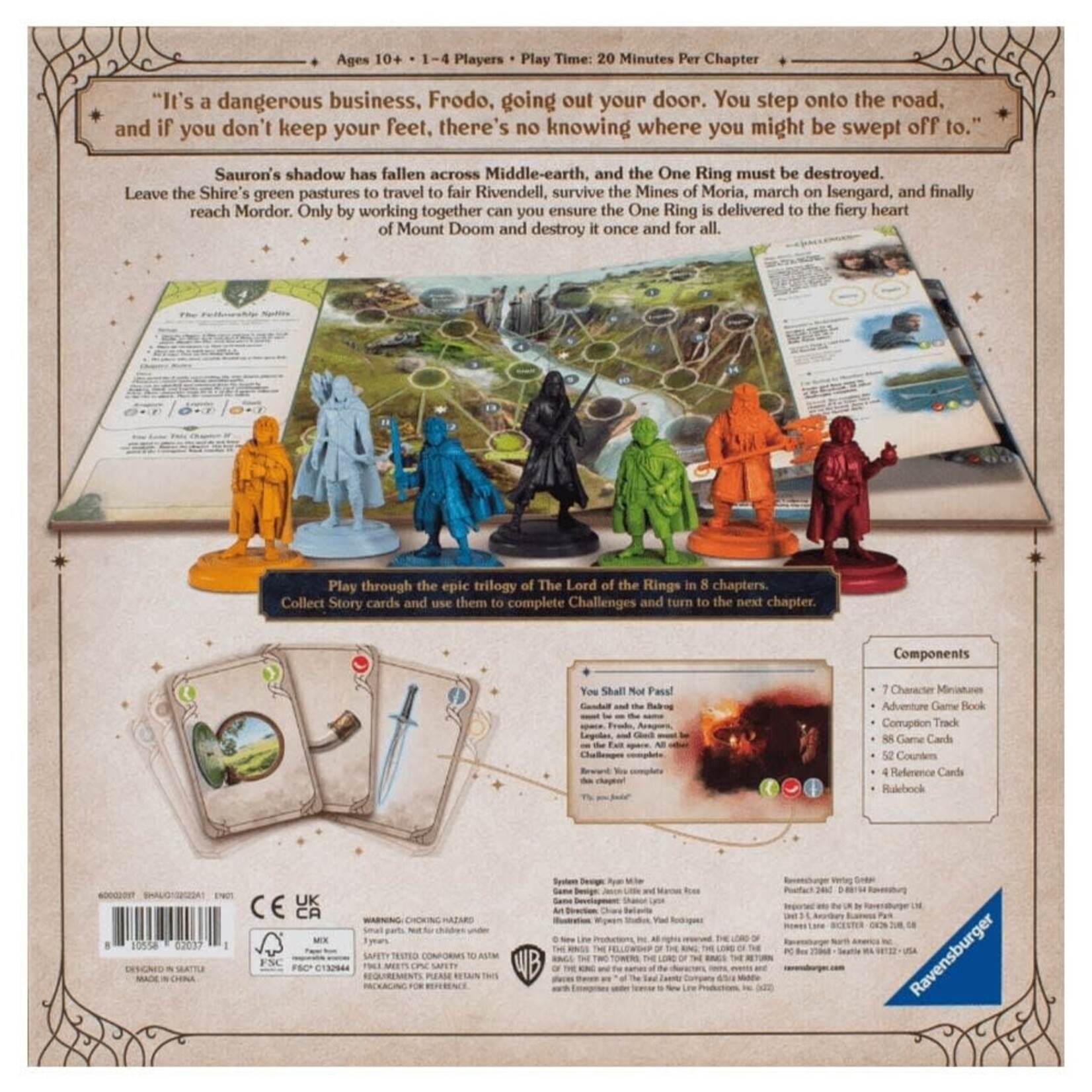 Ravensburger North America The Lord of the Rings Adventure Book Game