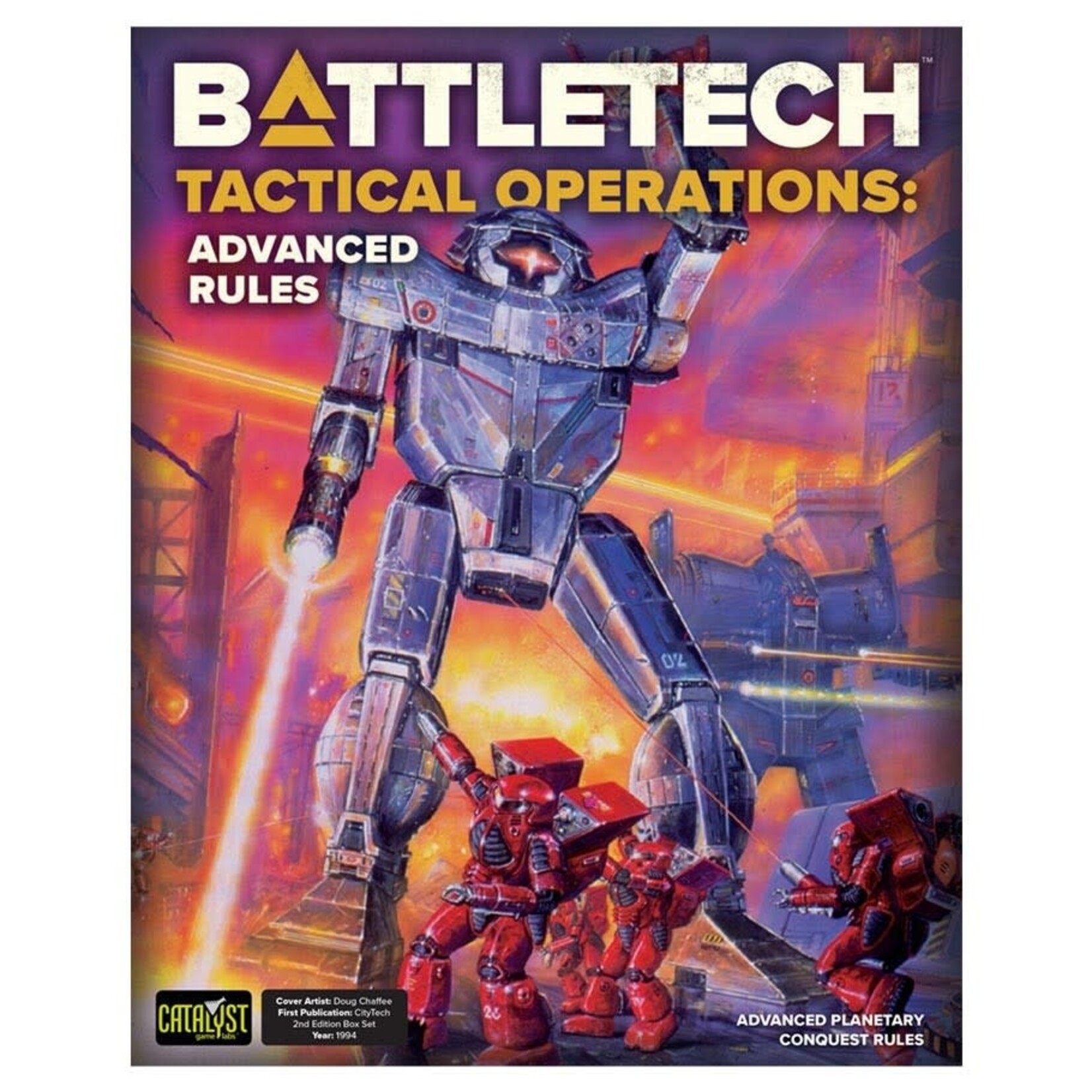 Catalyst Game Labs Battletech: Tactical Operations Advanced Rules
