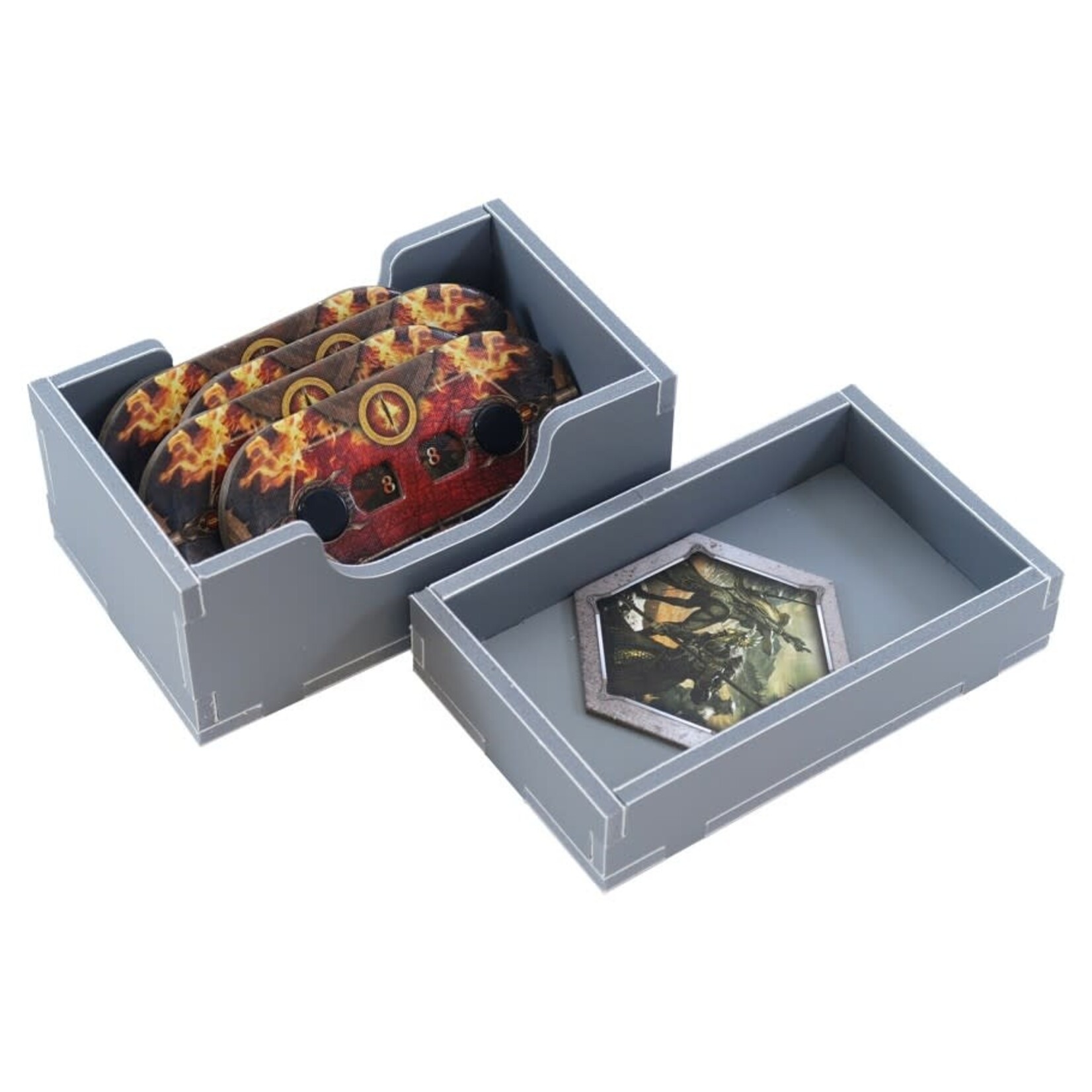 Folded Space Board Game Box Insert: Living Card Games